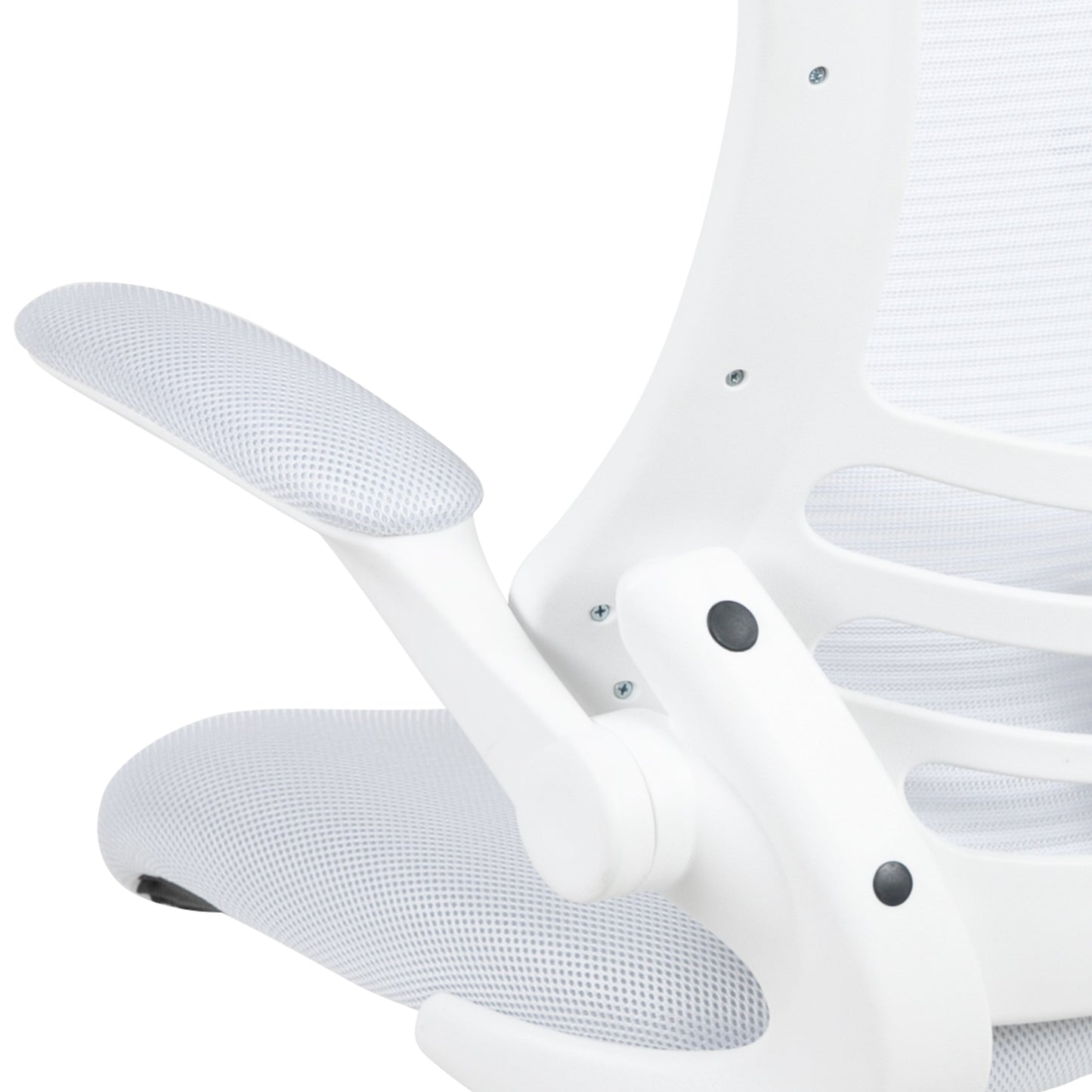 Mid-Back Mesh Desk Chair BL-X-5M-WH with Ergonomic Design and Comfortable Support
