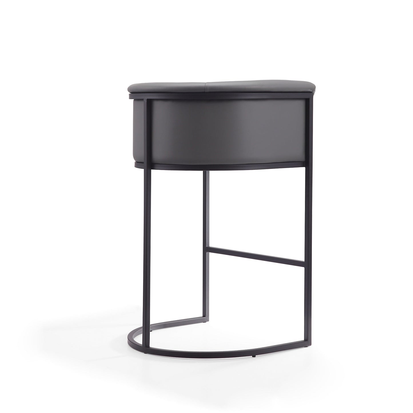 Manhattan Comfort Cosmopolitan 33.8 in. and 37.8 in. Metal Counter Height Bar Stool