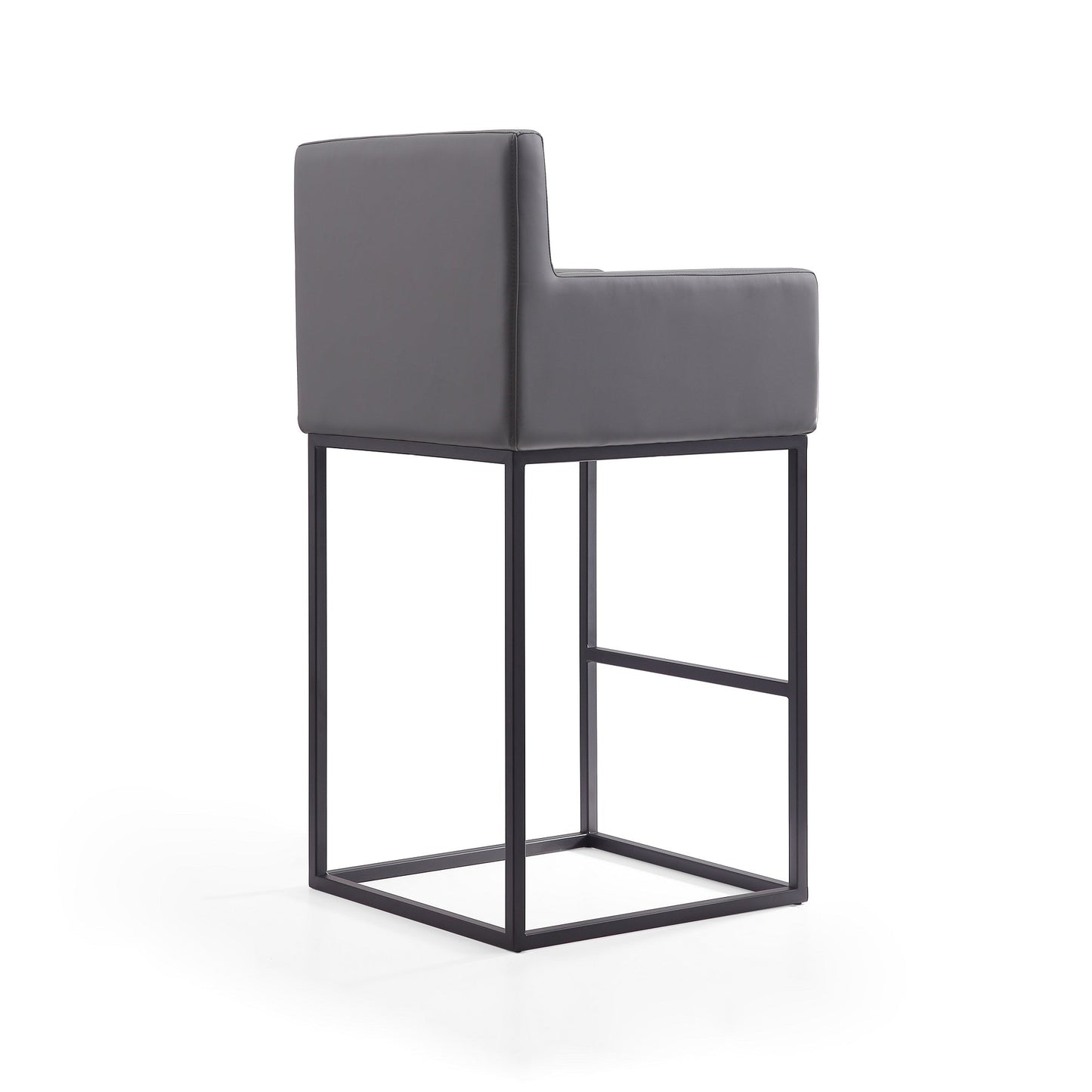Manhattan Comfort Ambassador Metal Barstool and Counter Height Bar Stool Collection