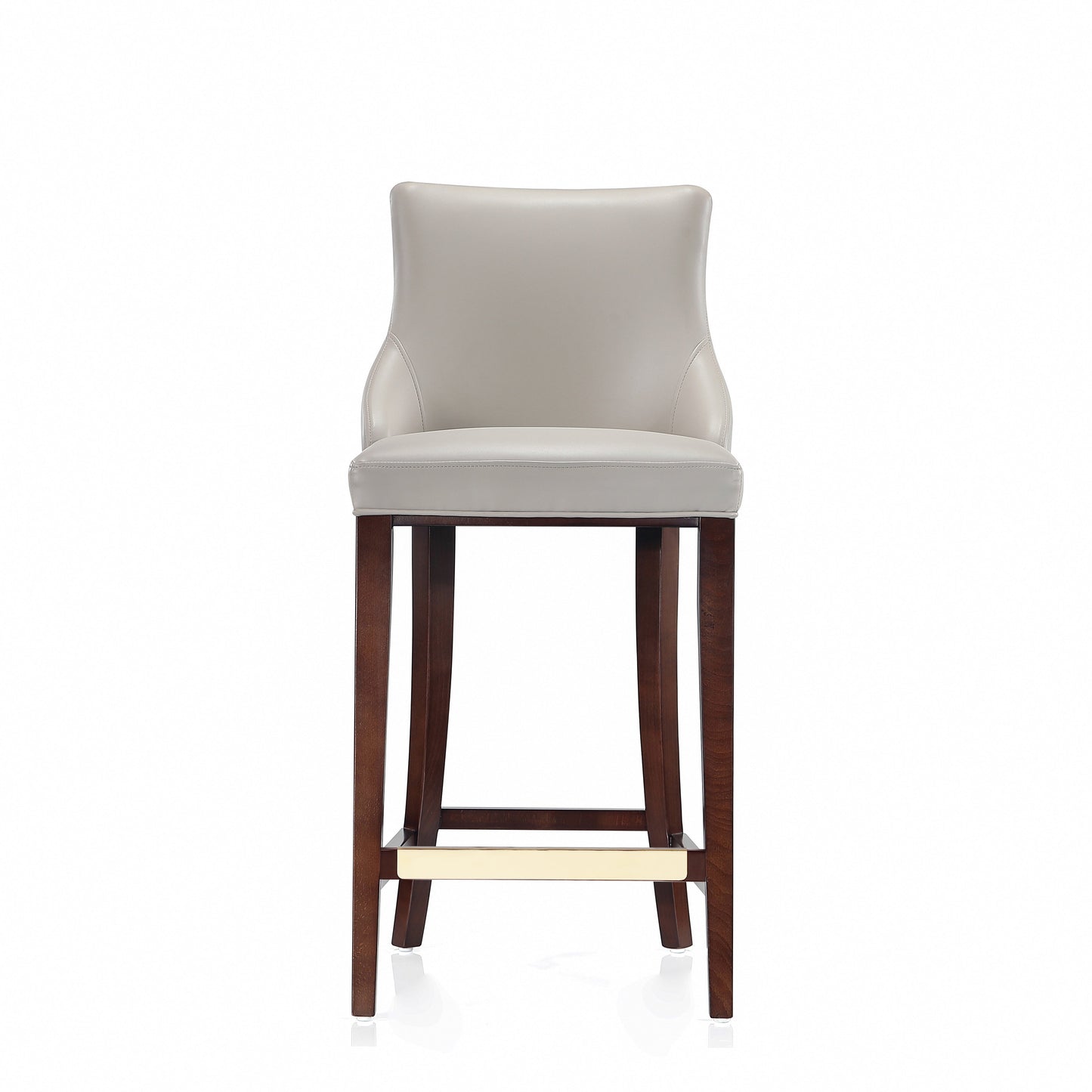 Manhattan Comfort Modern Shubert Barstool and Counter Stool with Beech Wood Legs