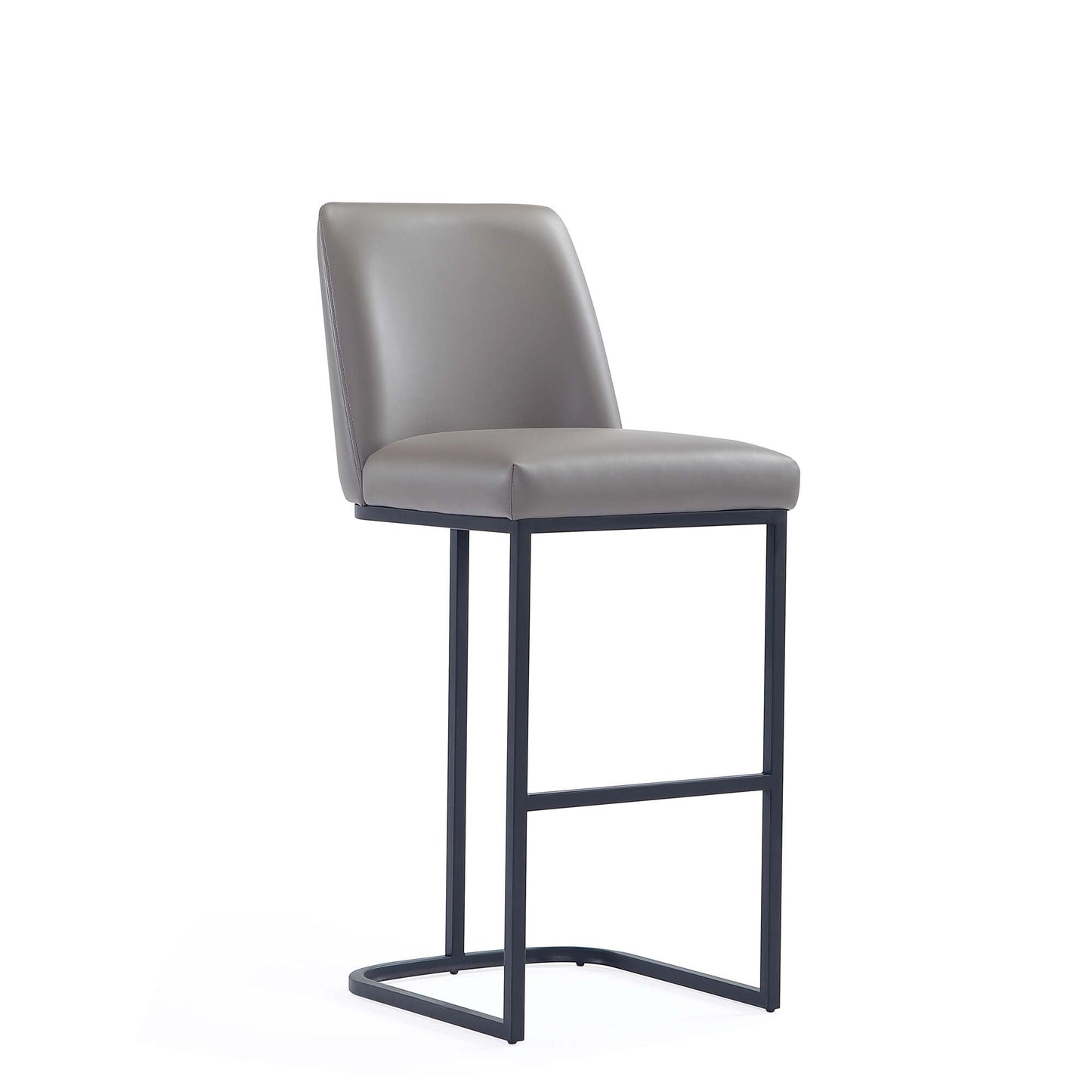 Manhattan Comfort Serena Modern Leatherette Upholstered Barstool and Counter Stool Set