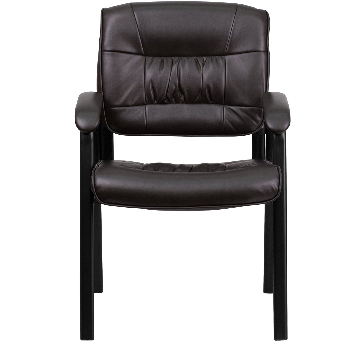 Brown Leather Side Chair BT-1404-BN-GG