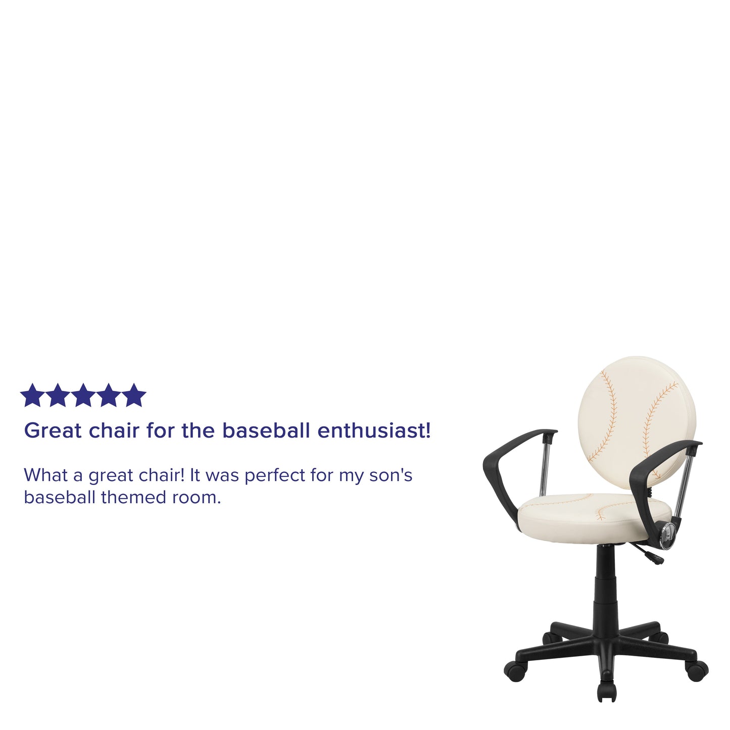 Baseball Mid-Back Task Chair BT-6179-BASE-A-GG