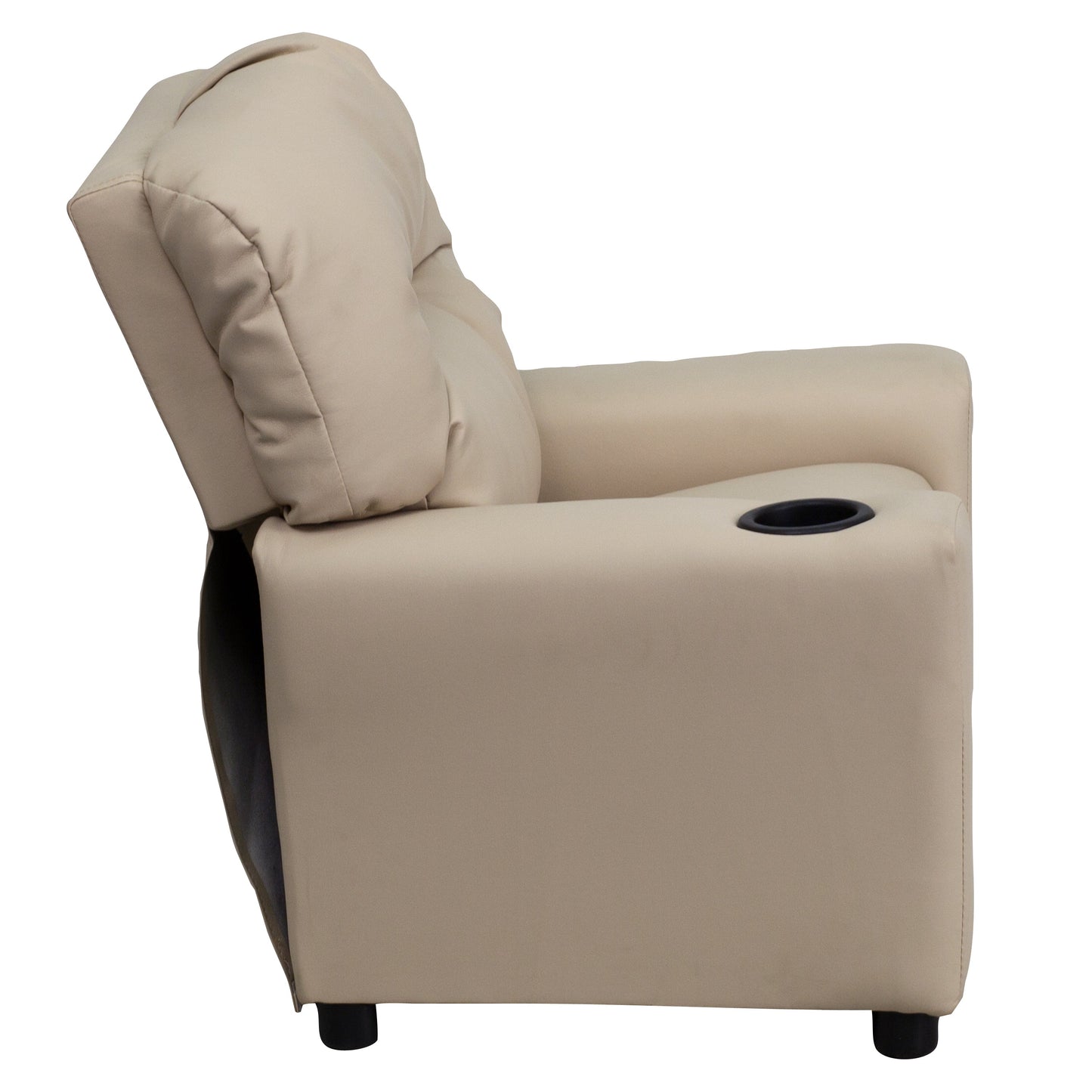 Beige Vinyl Kids Recliner BT-7950-KID-BGE-GG