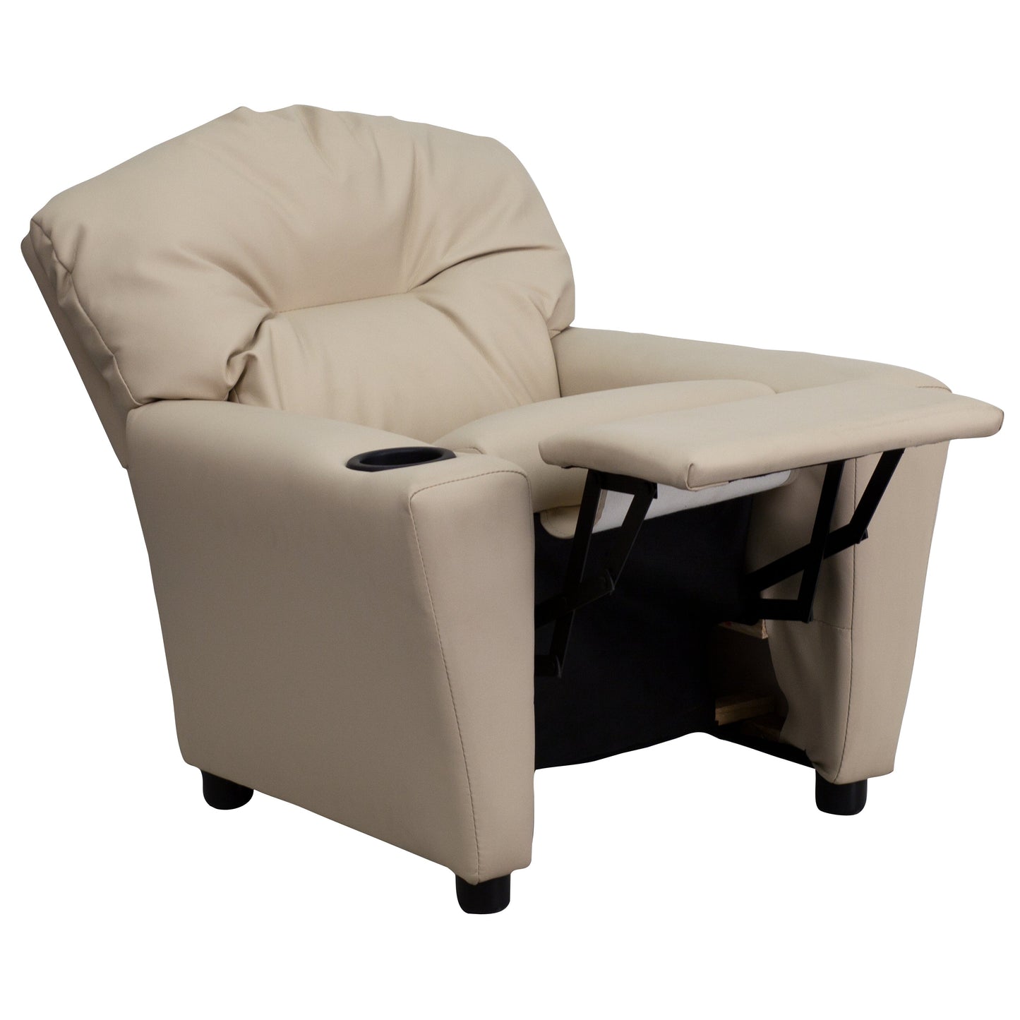 Beige Vinyl Kids Recliner BT-7950-KID-BGE-GG