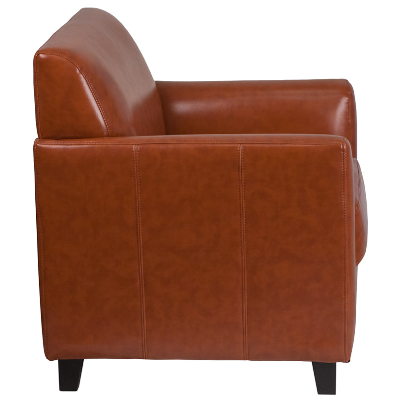 Cognac Leather Chair BT-827-1-CG-GG