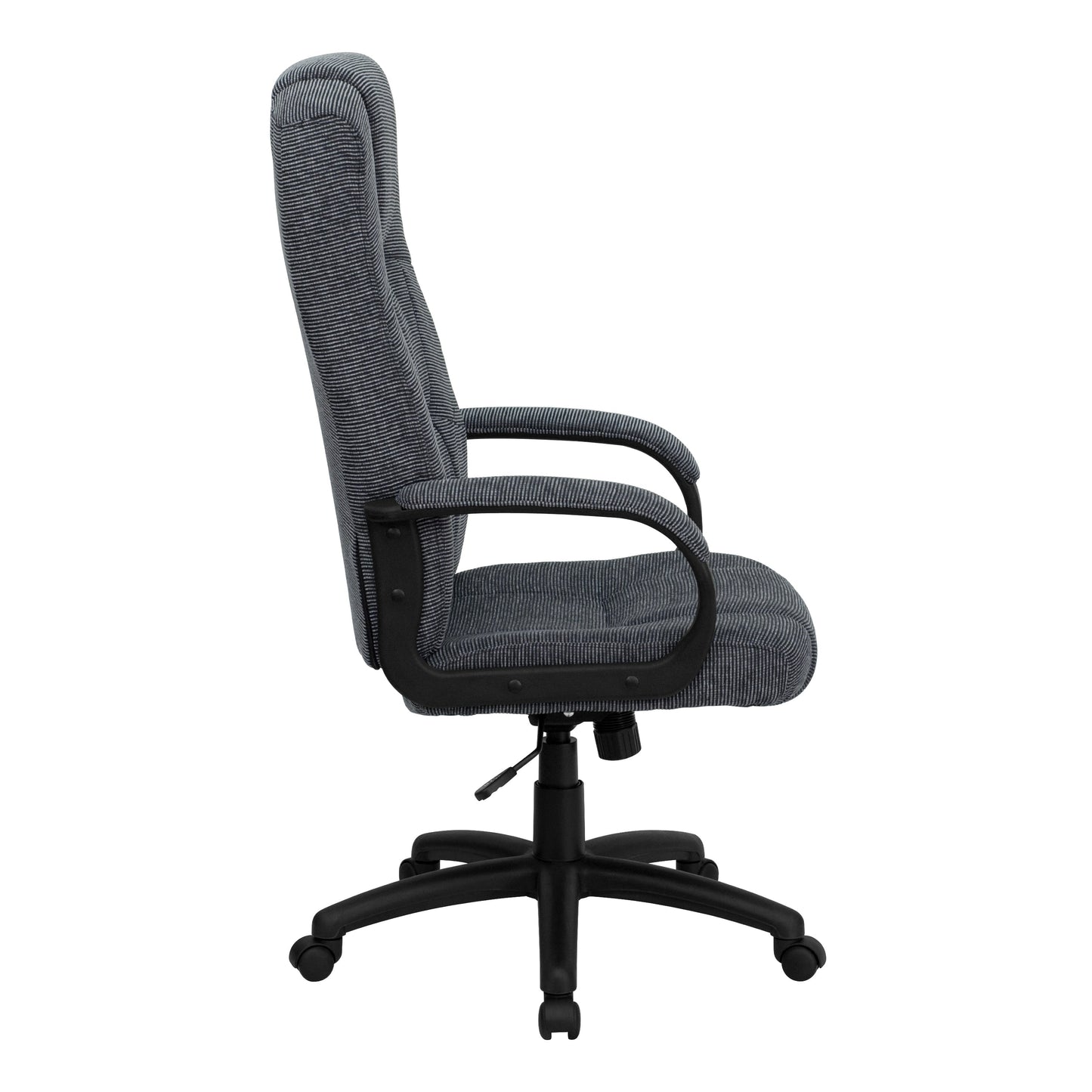 Gray High Back Fabric Chair BT-9022-BK-GG