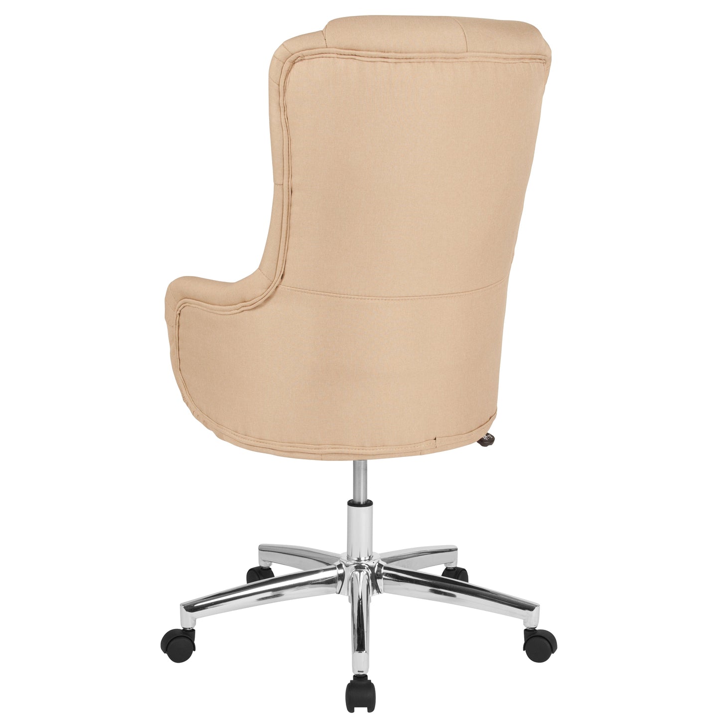 Beige Fabric High Back Chair BT-90557H-BGE-F-GG