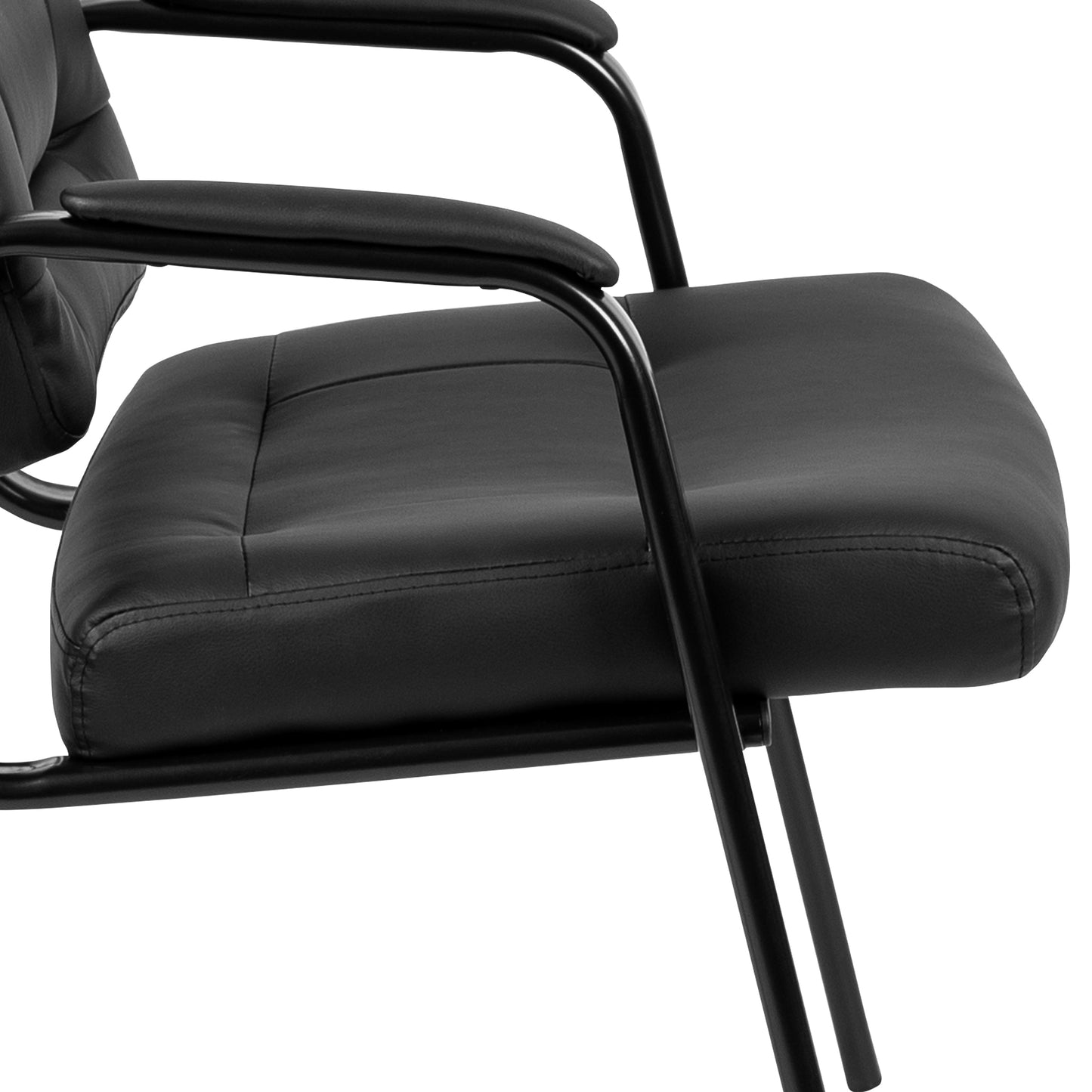 Black LeatherSoft Guest Chair CH-197221X000-BK-GG