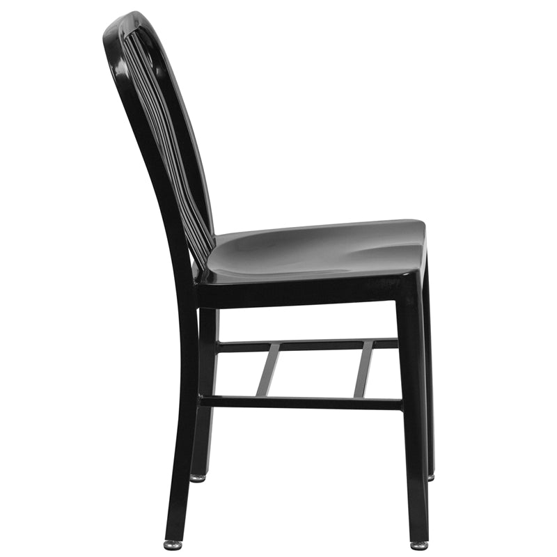 Aged Metal Outdoor Chair - Indoor-Outdoor Seating Option CH-61200-18