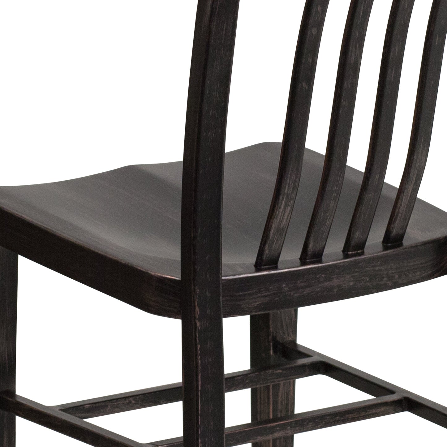 Aged Metal Outdoor Chair - Indoor-Outdoor Seating Option CH-61200-18