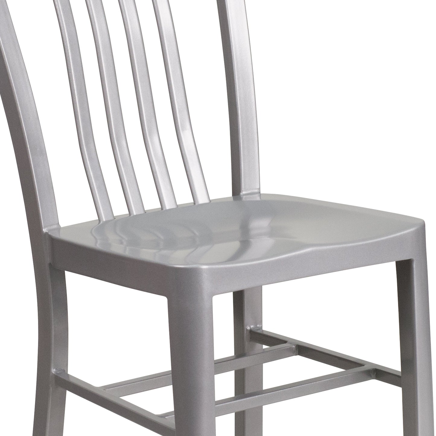 Aged Metal Outdoor Chair - Indoor-Outdoor Seating Option CH-61200-18