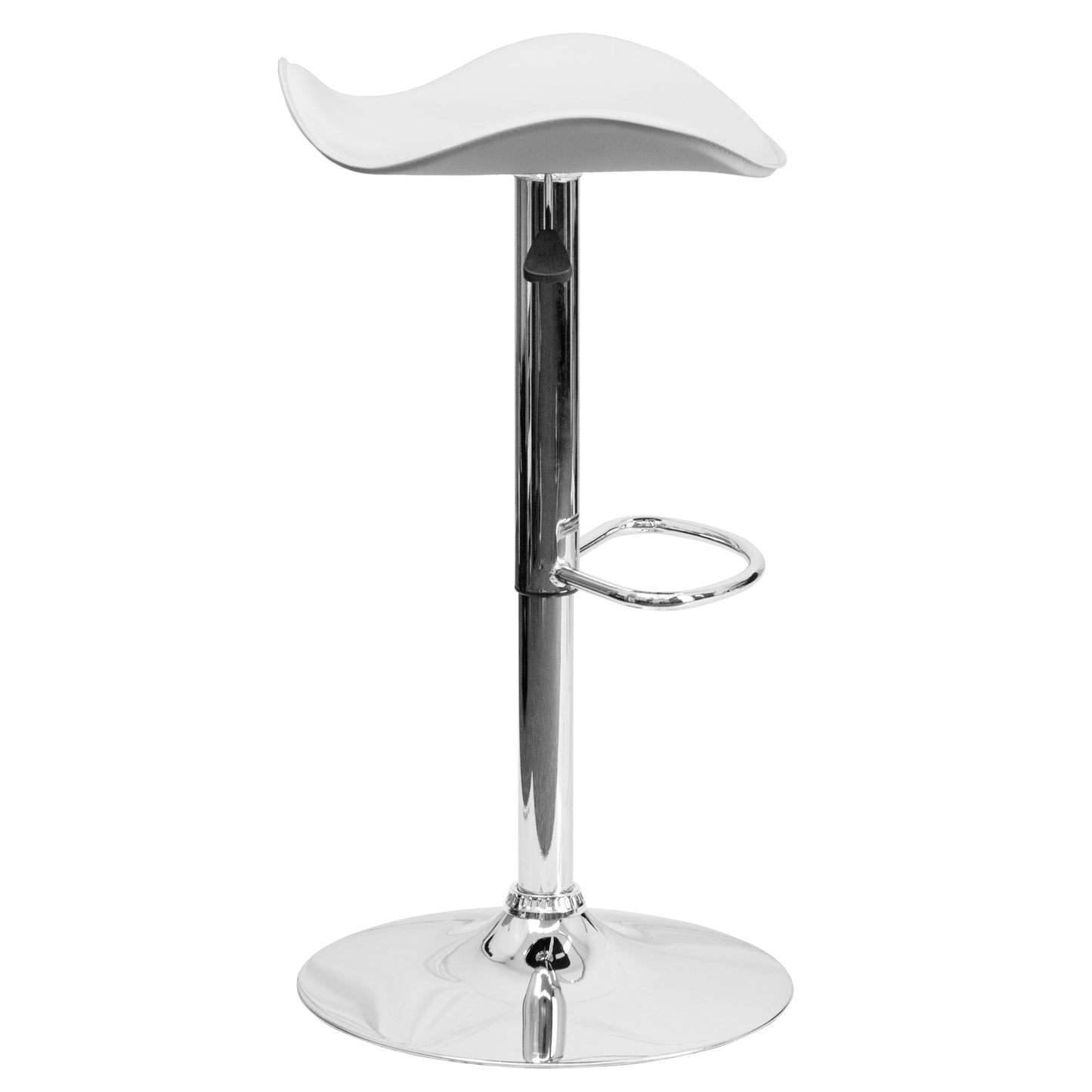 White Vinyl Barstool CH-TC3-1002-WH-GG