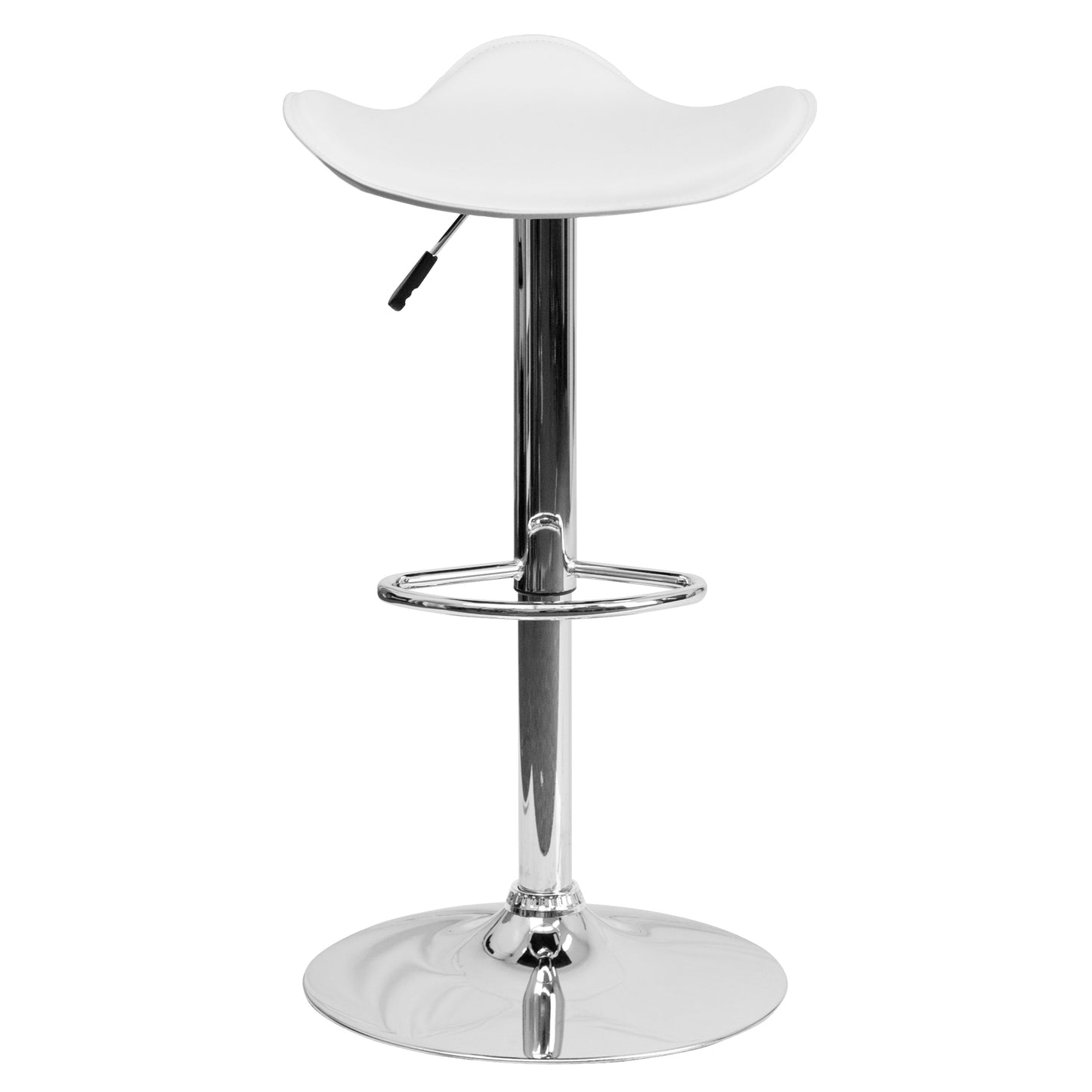 White Vinyl Barstool CH-TC3-1002-WH-GG