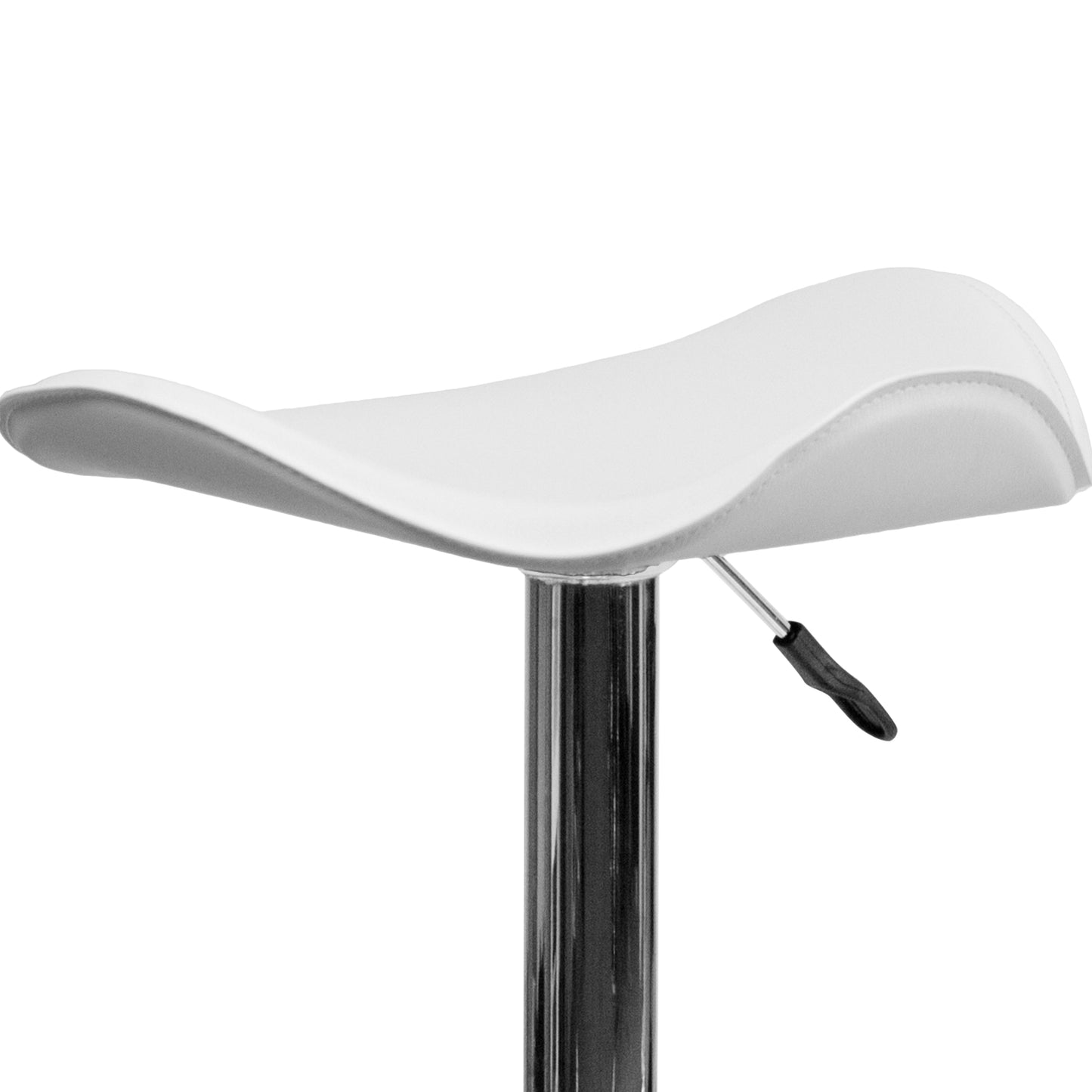 White Vinyl Barstool CH-TC3-1002-WH-GG