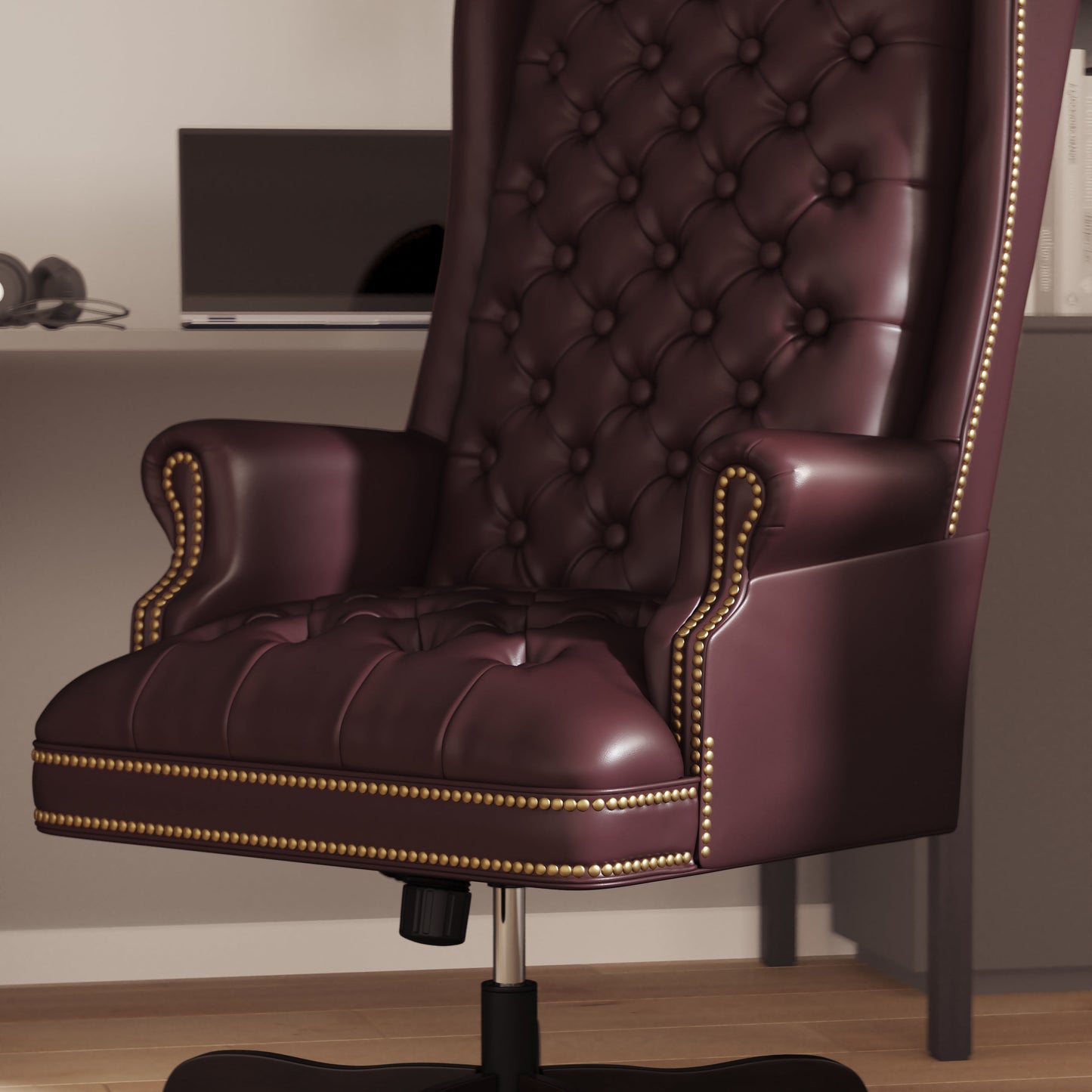 Burgundy High Back Chair CI-360-BY-GG