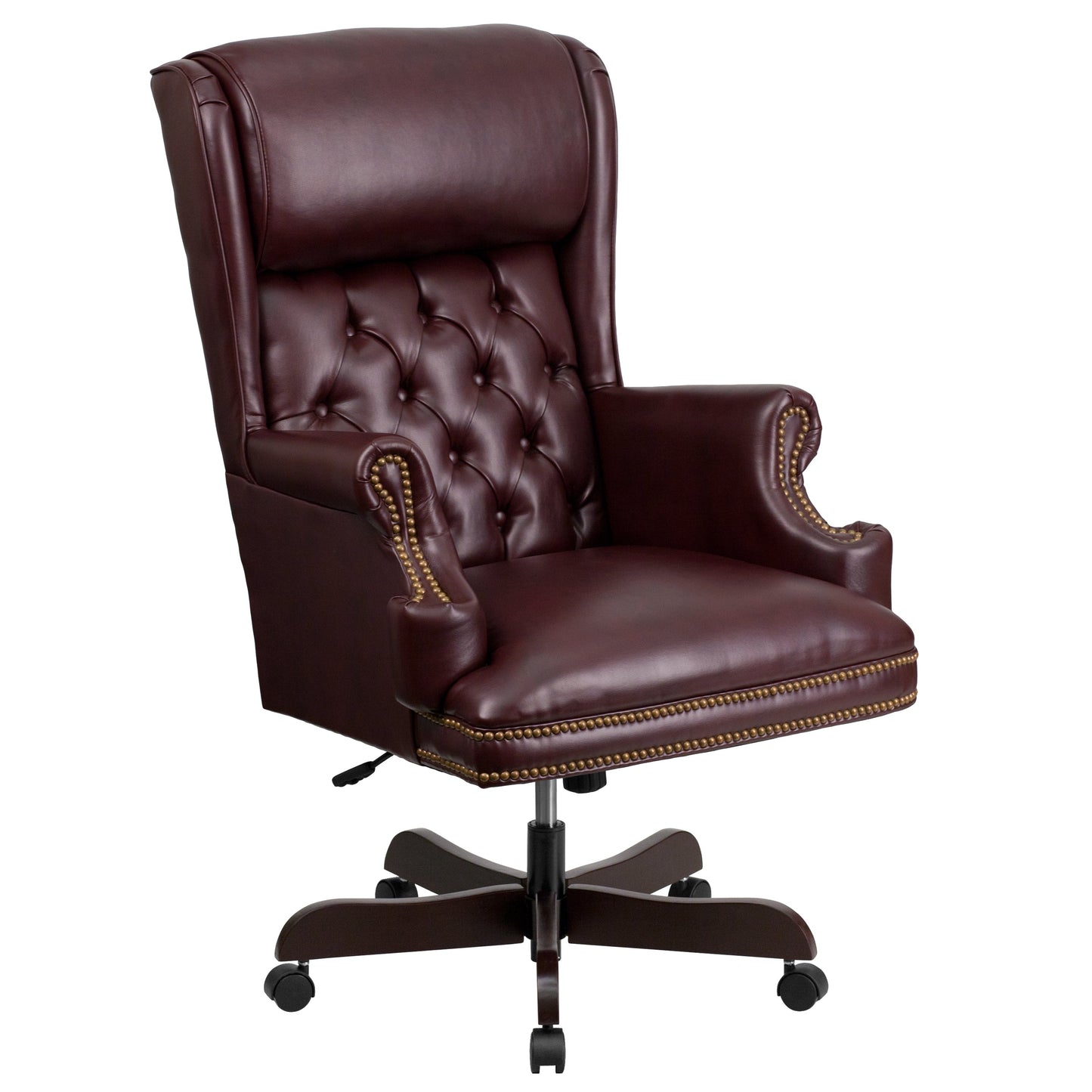 Burgundy High Back Chair CI-J600-BY-GG