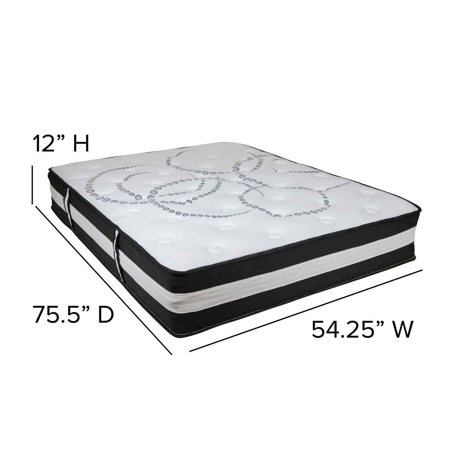12" Mattress and Topper Bundle CL-E230P-2M35-GG