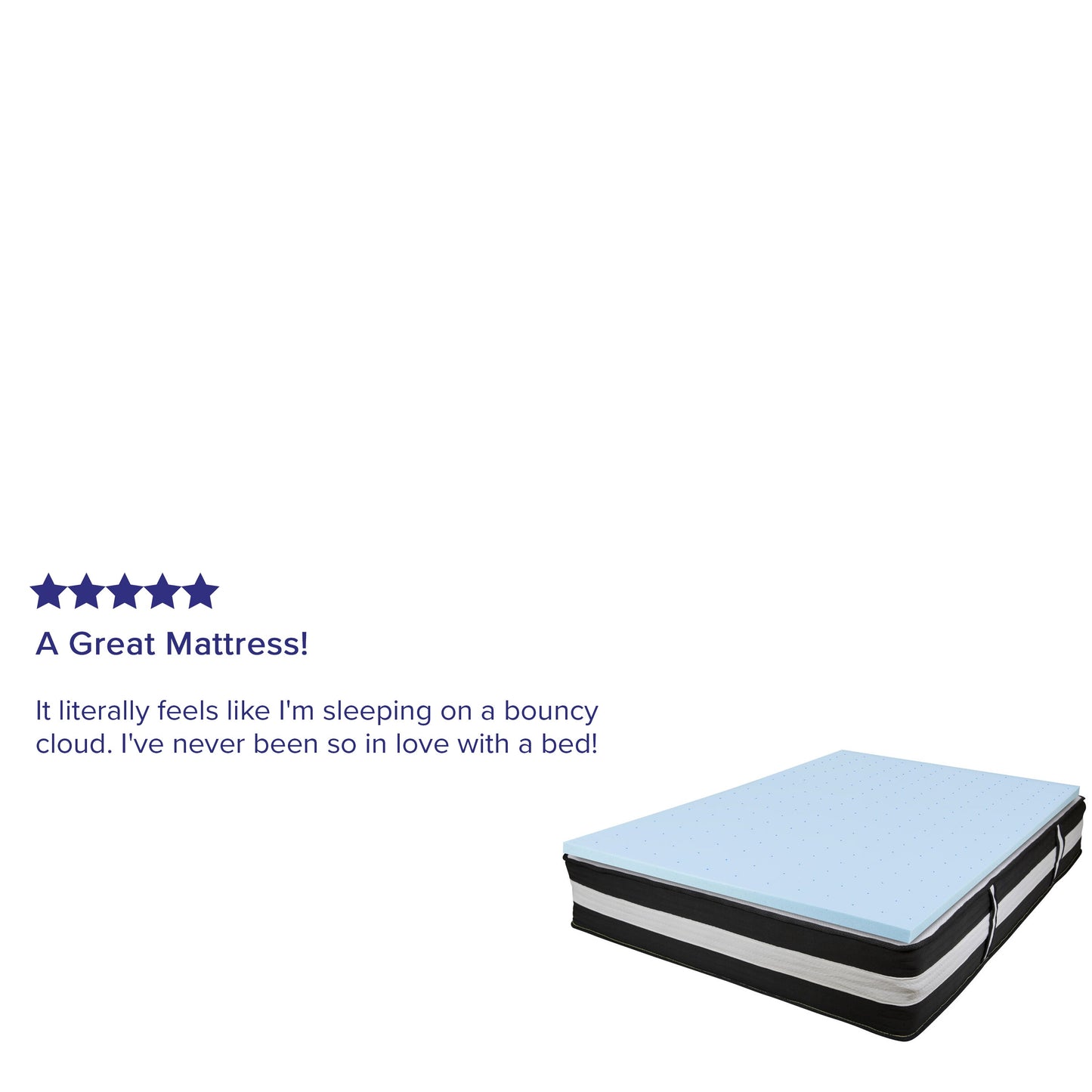 12" Mattress and Topper Bundle CL-E230P-2M35-GG