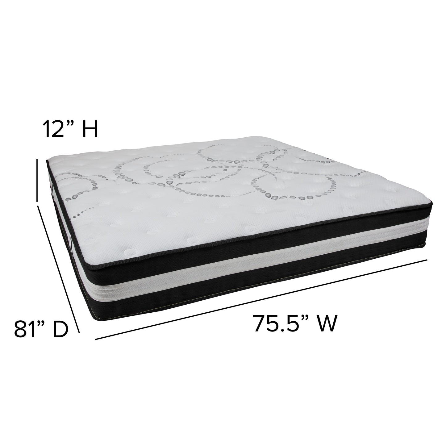 12" Mattress and Topper Bundle CL-E230P-2M35-GG