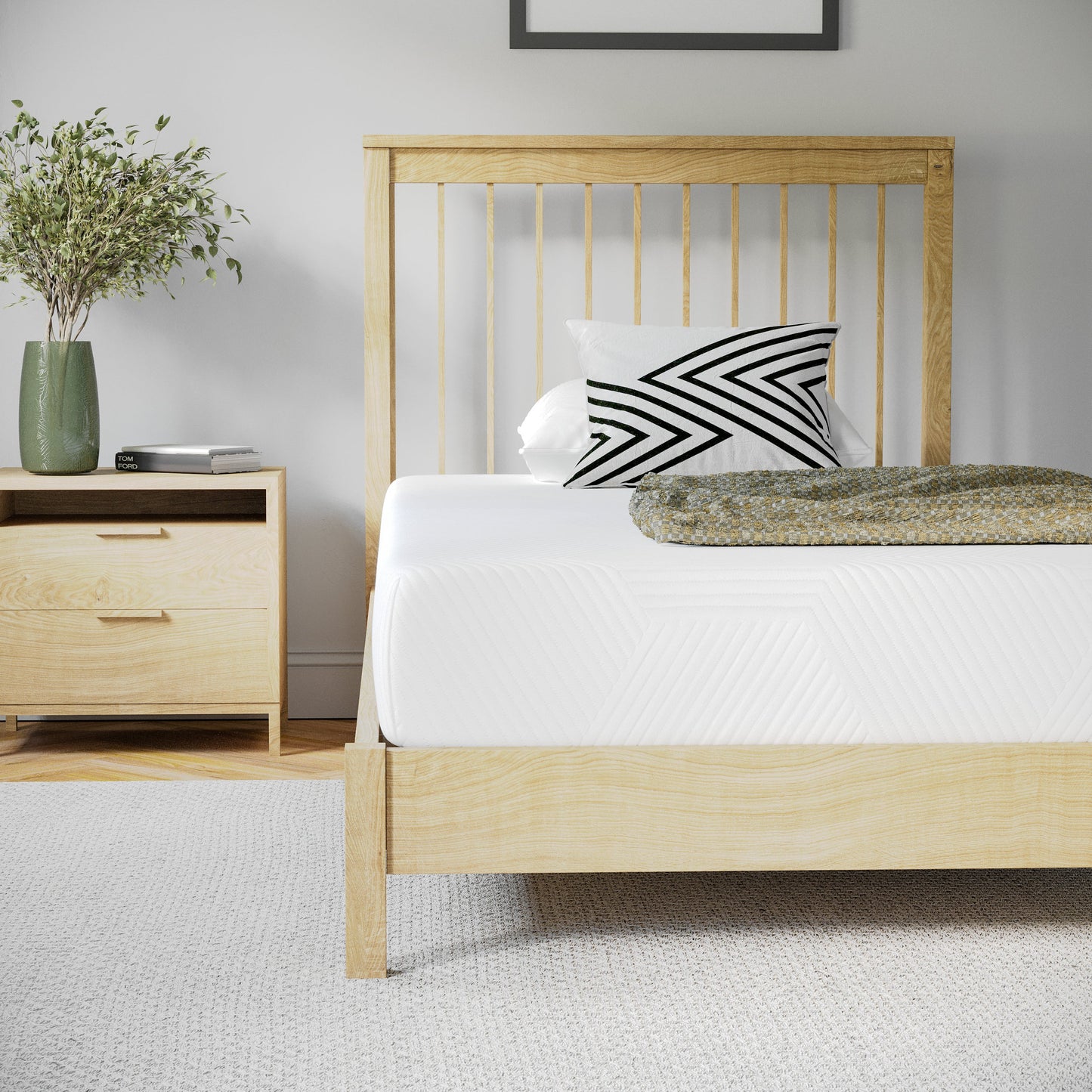 8" Twin Memory Foam Mattress CL-MF101-8-T-GG