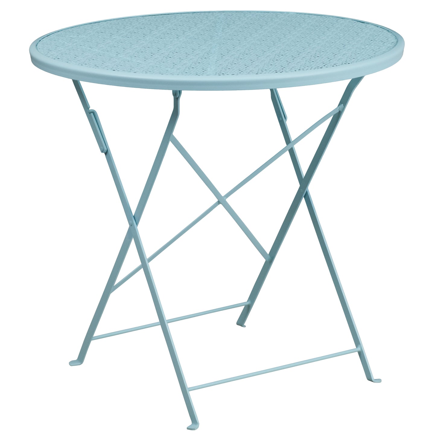 30RD Sky Blue Fold Patio Set CO-30RDF-02CHR4-SKY-GG
