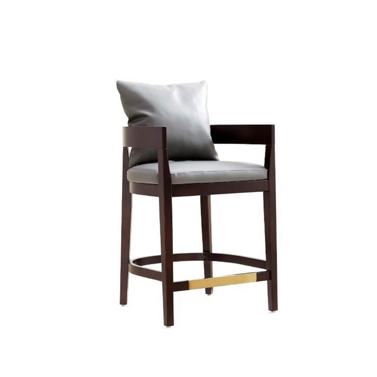 Manhattan Comfort Ritz Beech Wood Counter Height Bar Stool (Set of 2 or 3)