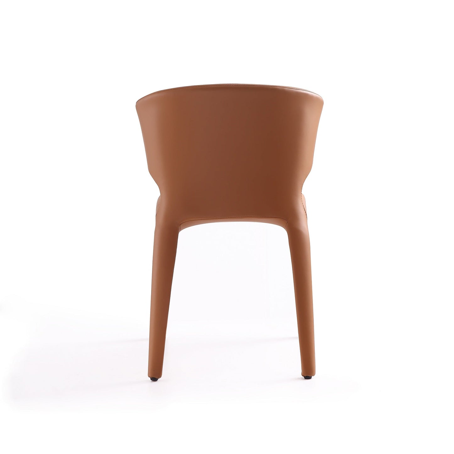 Manhattan Comfort Conrad Saddle Faux Leather Dining Chair (Set of 2) DC031-SA