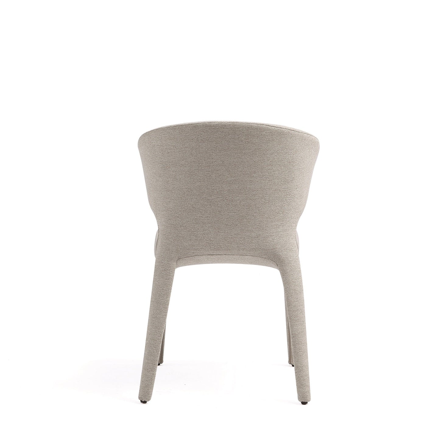 Manhattan Comfort Conrad Modern Woven Tweed Dining Chair in Wheat (Set of 2) DC031-WWT