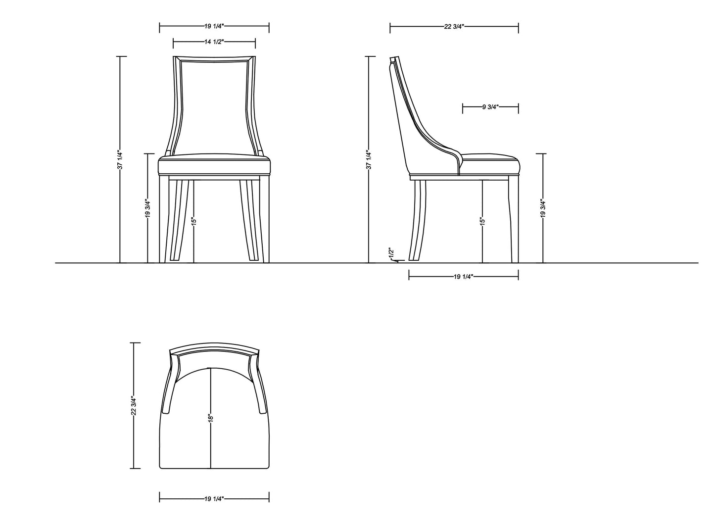Manhattan Comfort Grand Faux Leather Dining Chair in Tan with Beech Wood Frame (Set of 2) DC048-TN