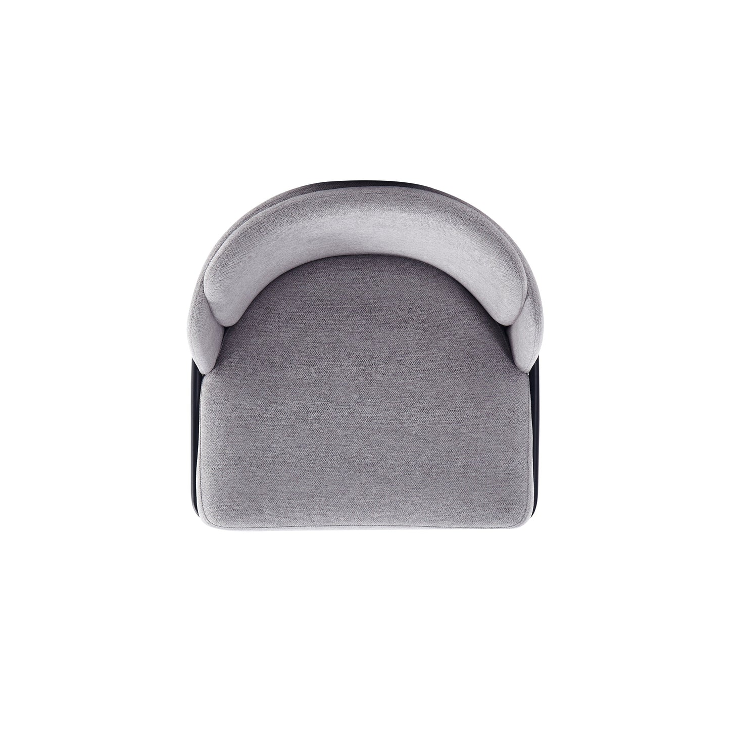 Manhattan Comfort Flor Fabric Dining Chair in Grey DC052-GY