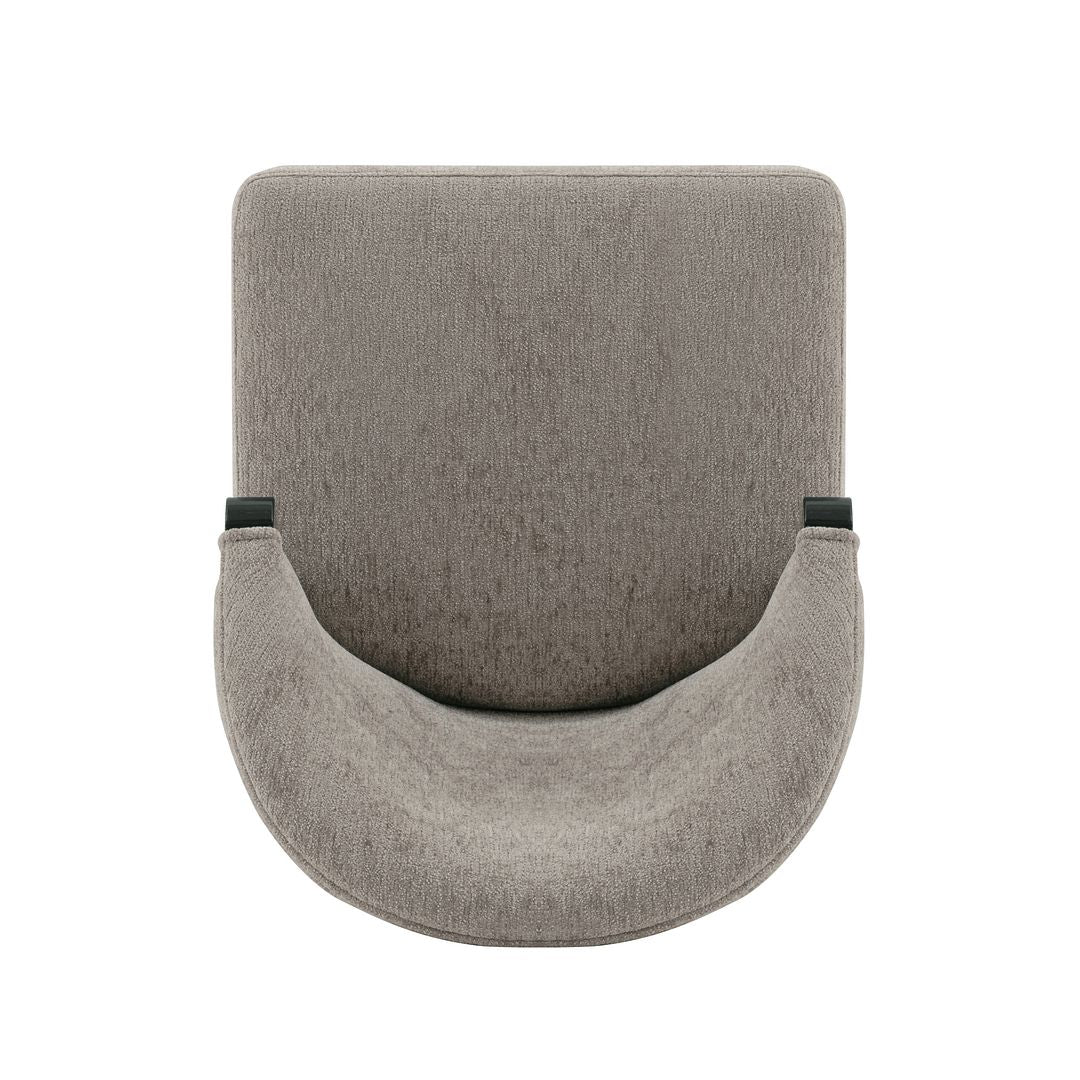 Manhattan Comfort Modern Ola Boucle Dining Chair in Stone
