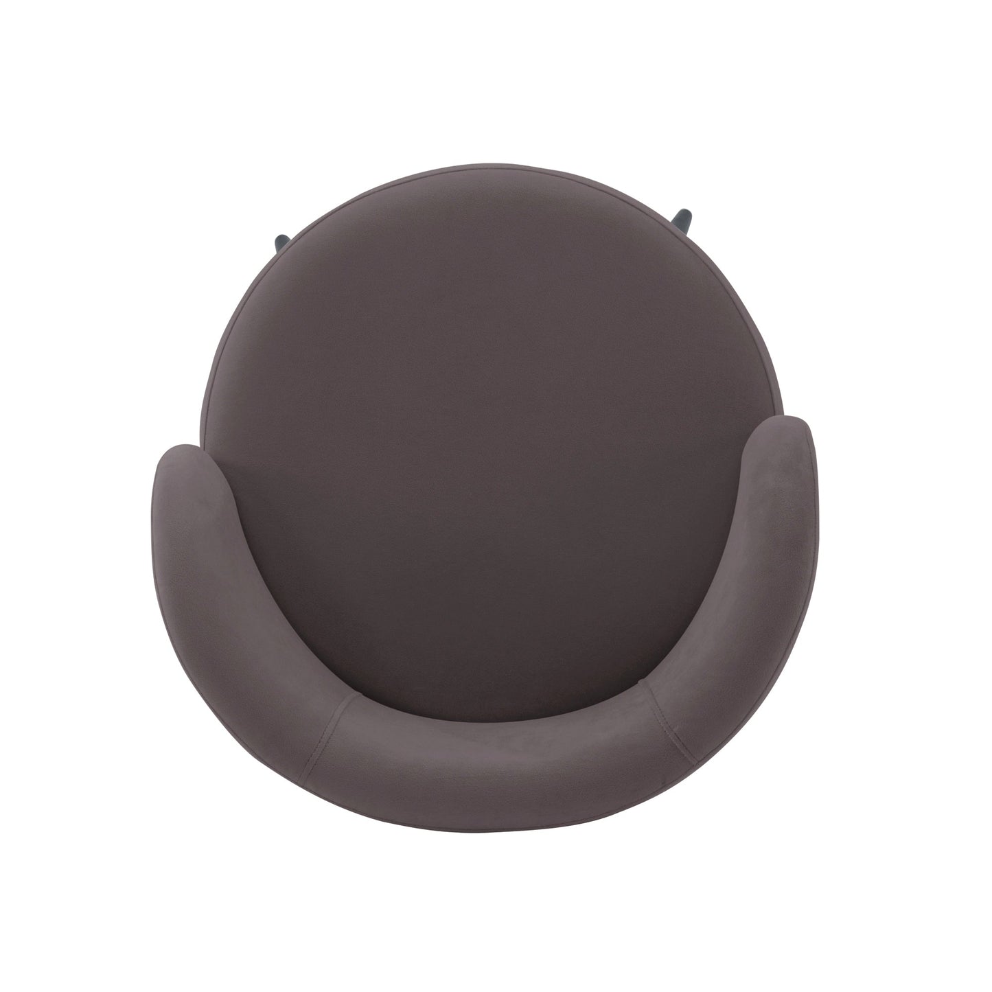 Manhattan Comfort Modern Kaya Pleated Velvet Dining Chair in Grey DC080-GY