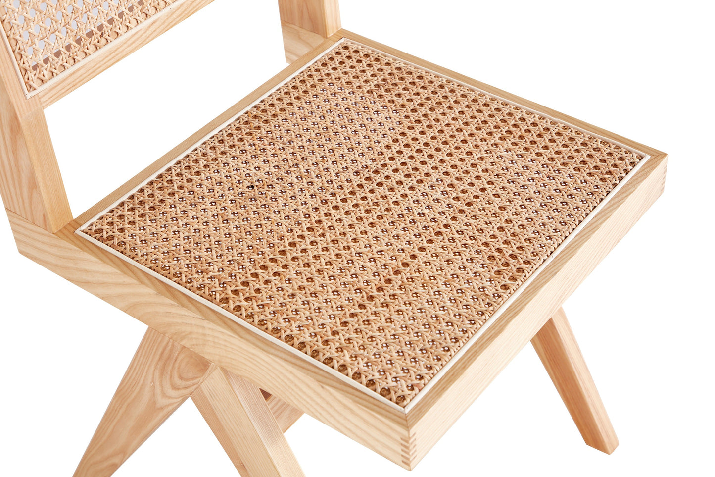 Manhattan Comfort Hamlet Dining Chair in Nature Cane - Set of 2 DCCA03-NA