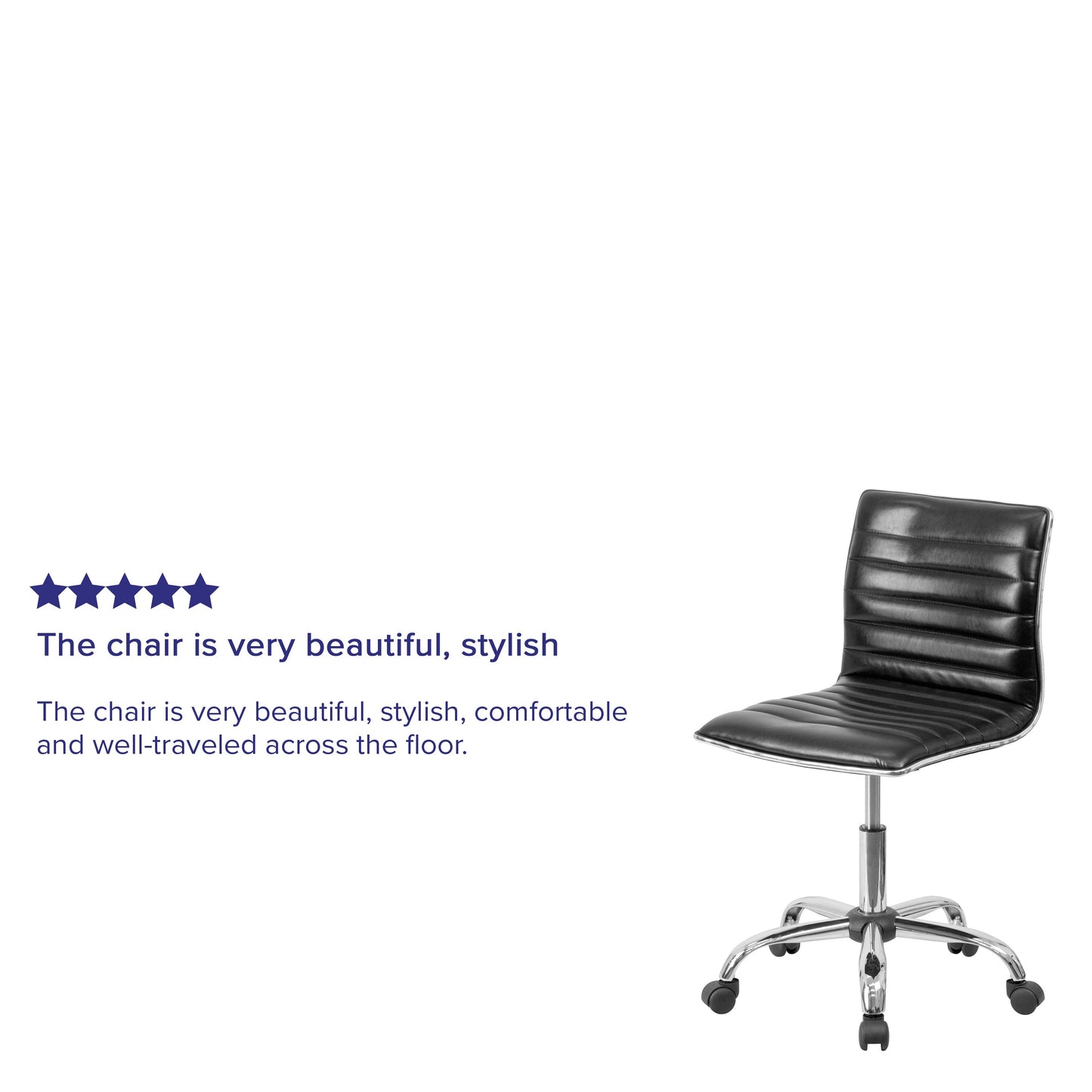 Low Back Task Chair and Ribbed Task Office Chair Collection