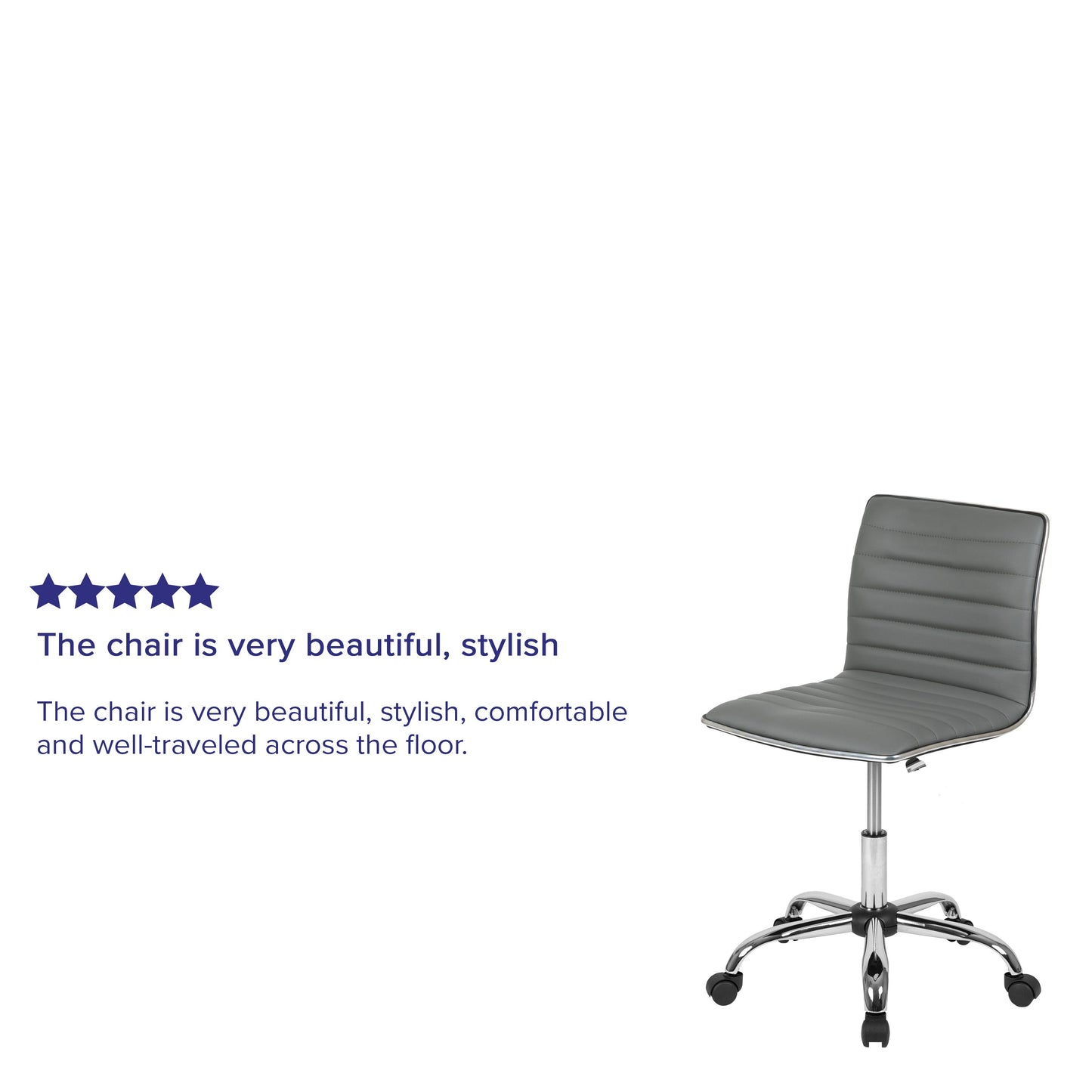 Low Back Task Chair and Ribbed Task Office Chair Collection