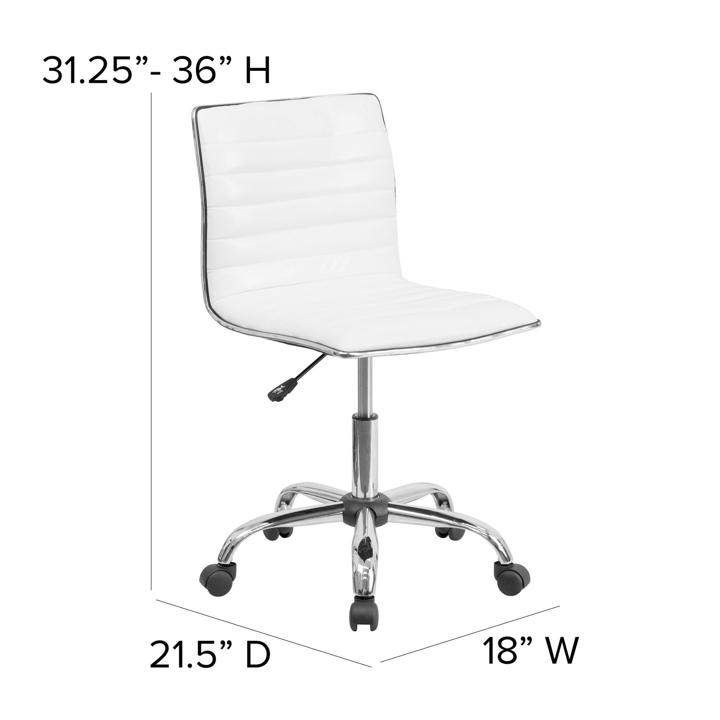 Low Back Task Chair and Ribbed Task Office Chair Collection