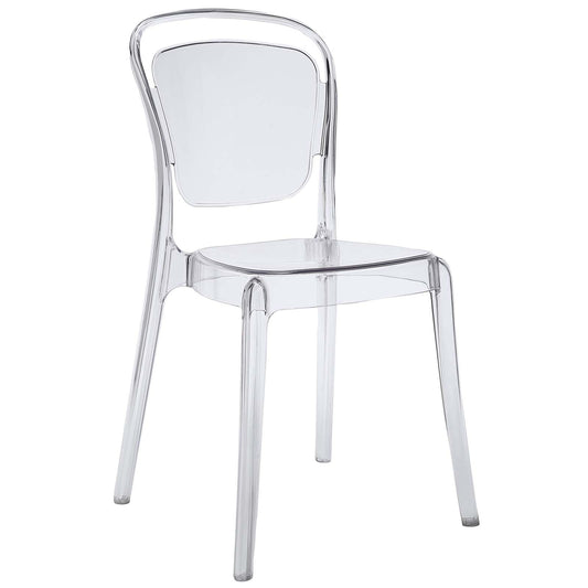 Entreat Dining Side Chair Clear EEI-1070-CLR
