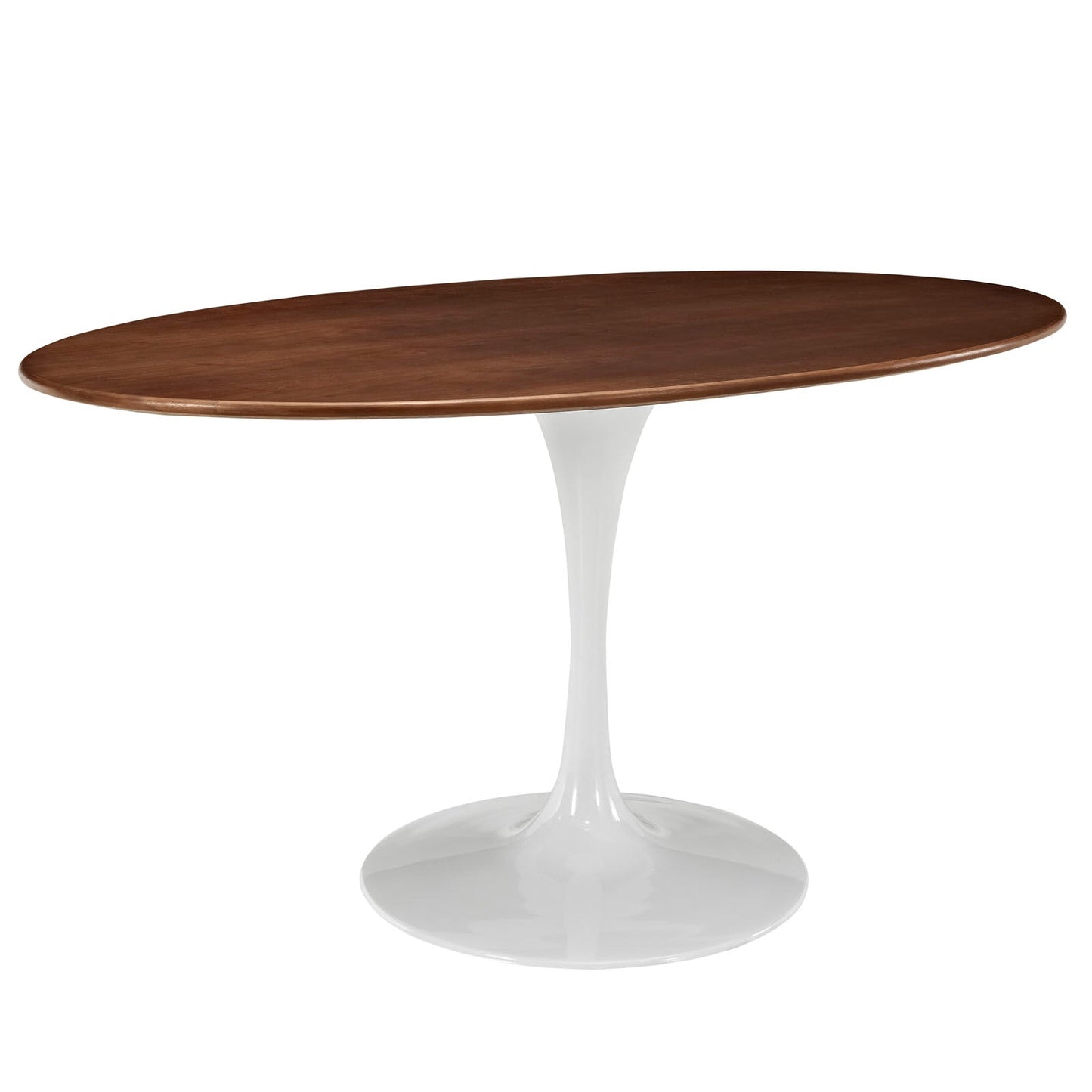 Lippa 60" Oval Dining Table with Artificial Marble and Wood Top