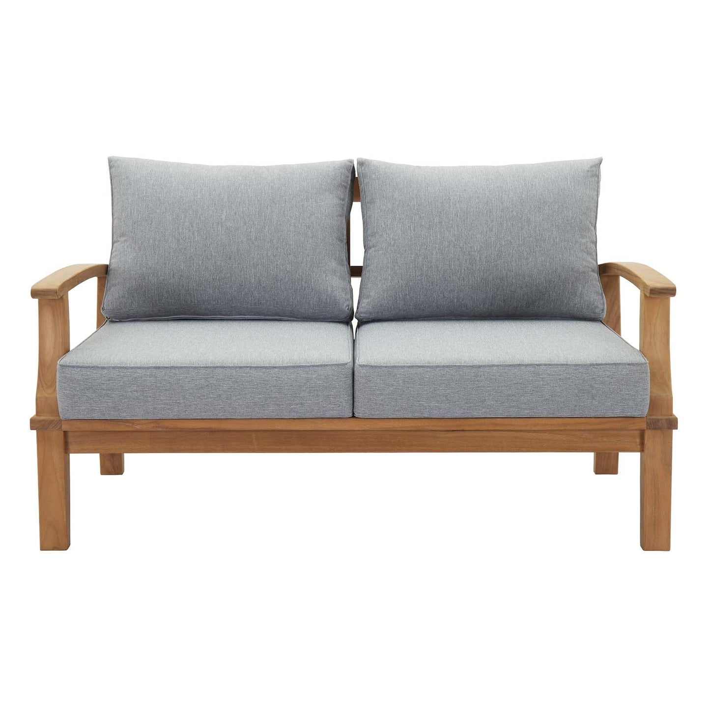 Marina Outdoor Patio Teak Loveseat Natural