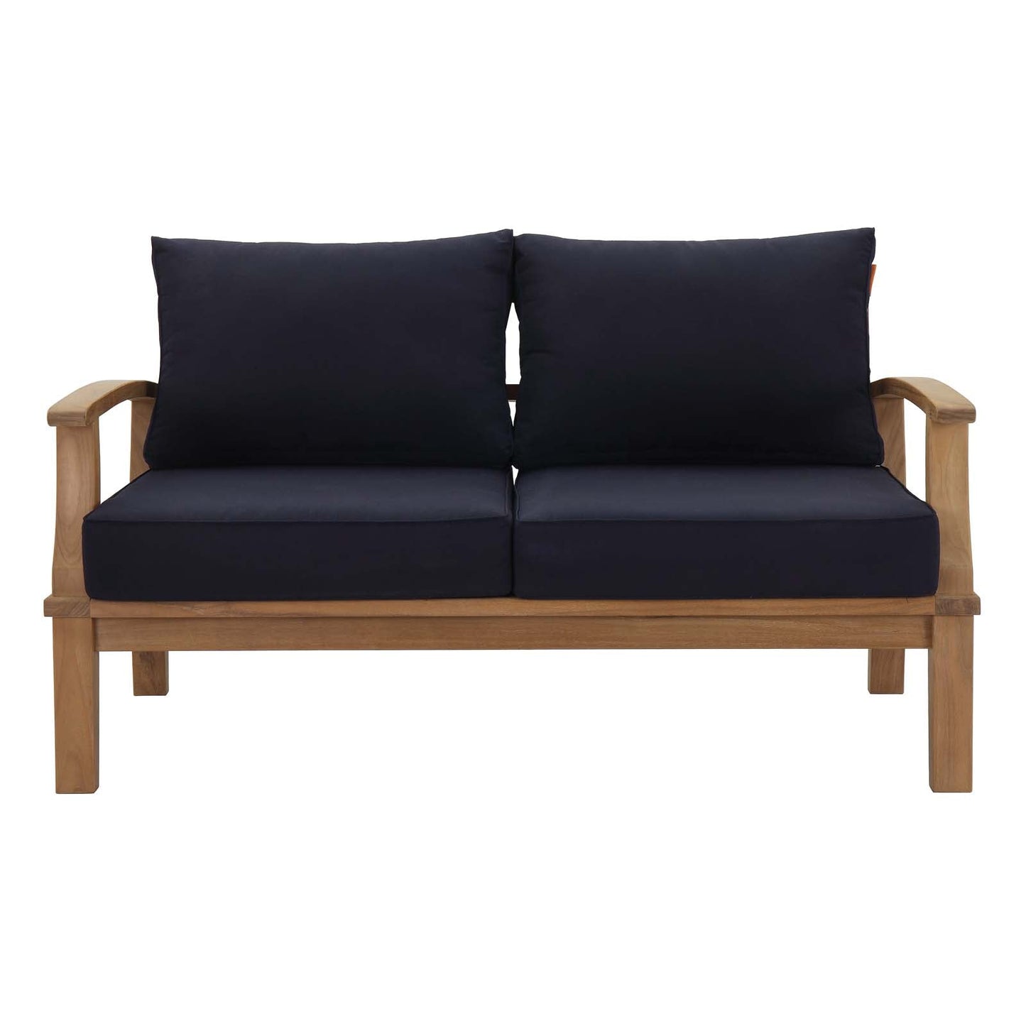 Marina Outdoor Patio Teak Loveseat Natural