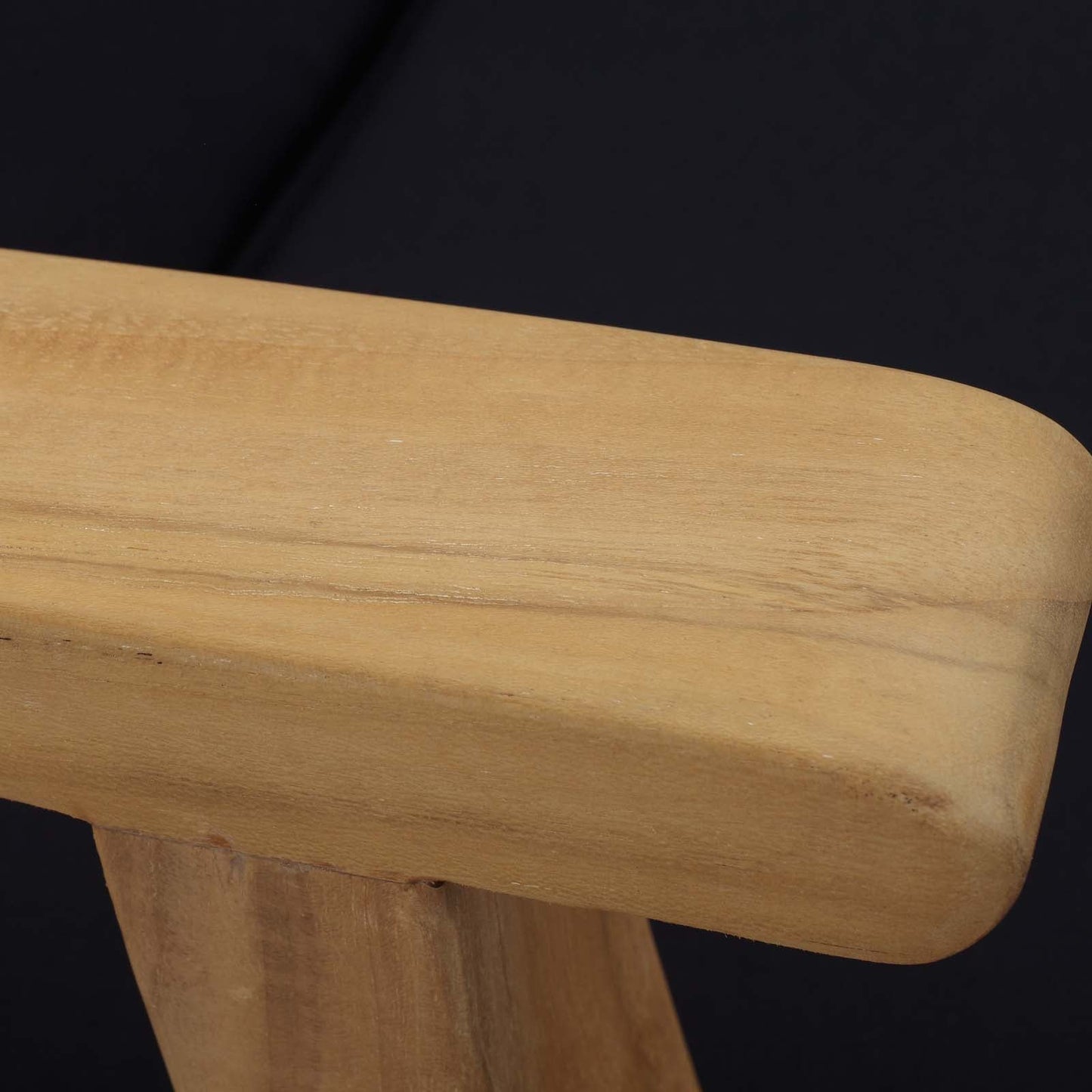 Marina Outdoor Patio Teak Single Chaise Natural Navy EEI-1151-NAT-NAV-SET