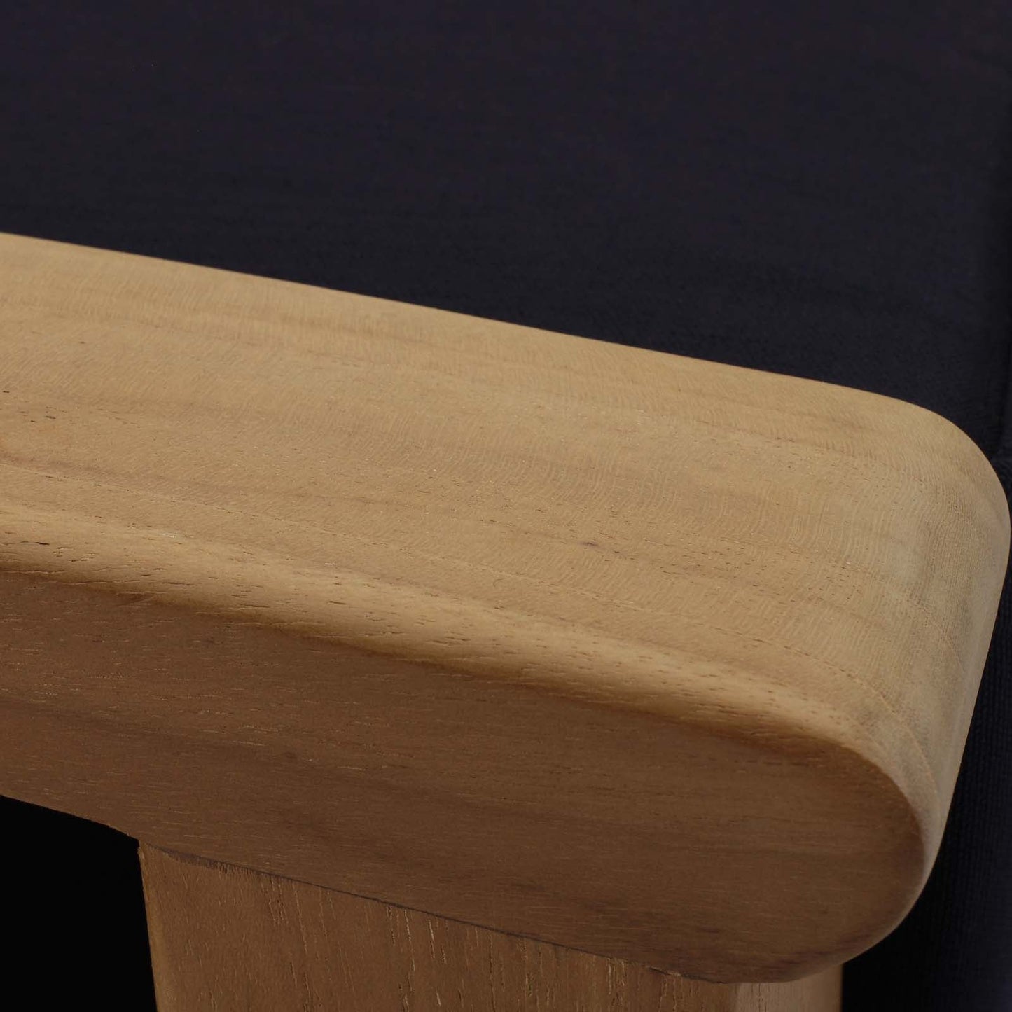 Marina Outdoor Patio Teak Ottoman by Modway EEI-1152-NAT-NAV-SET