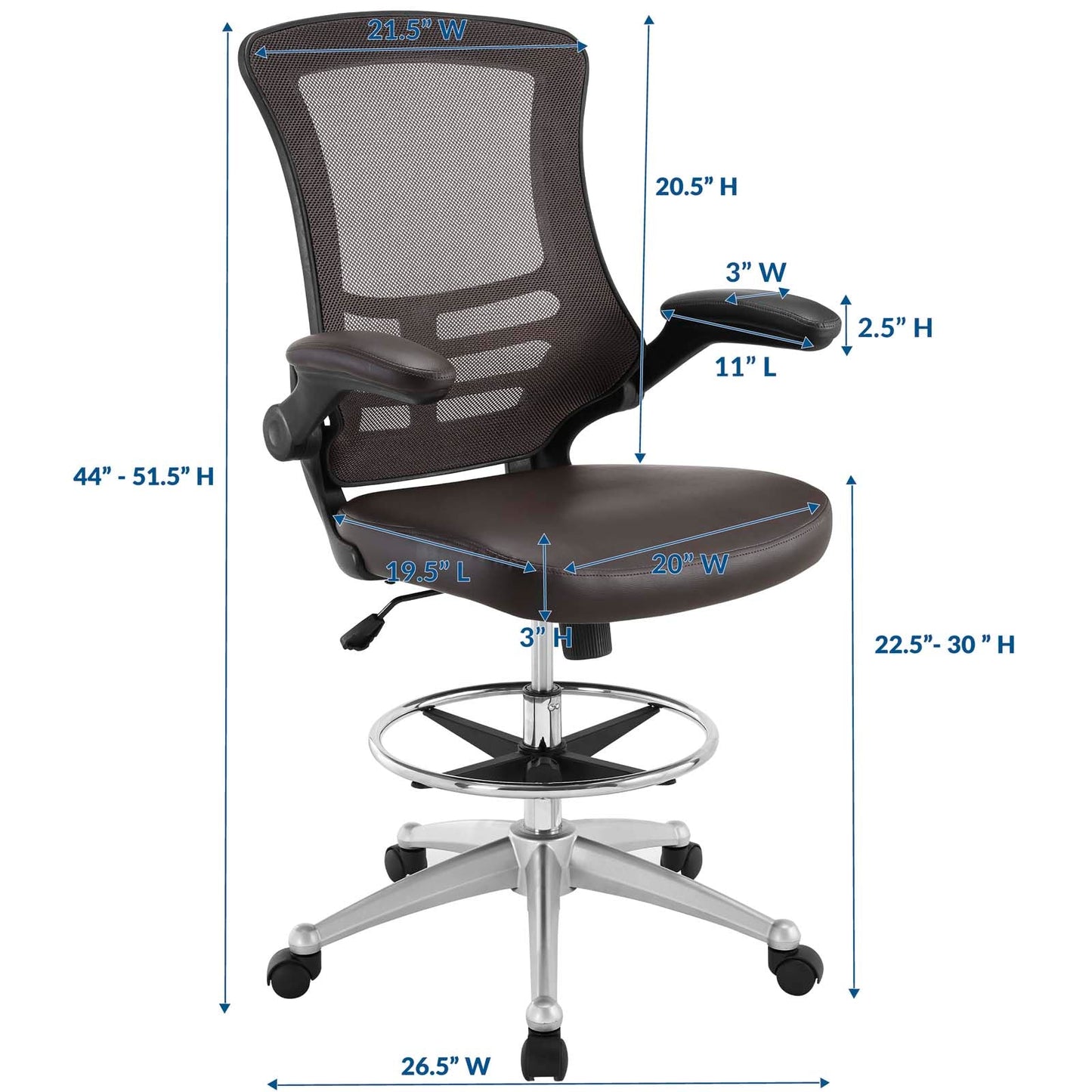 Attainment Office and Vinyl Drafting Chair Collection