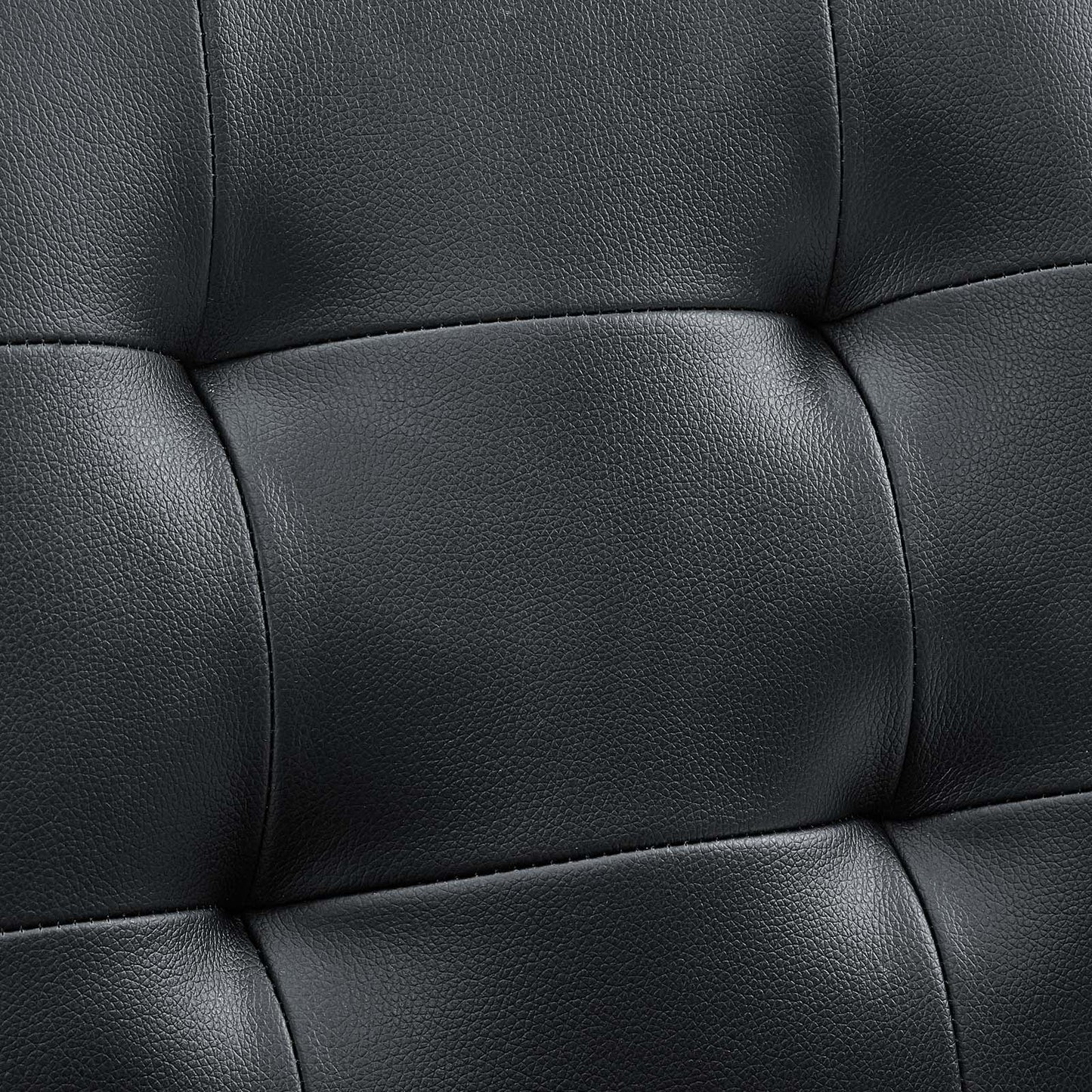 Prim Armless Vegan Leather Mid Back Office Chair