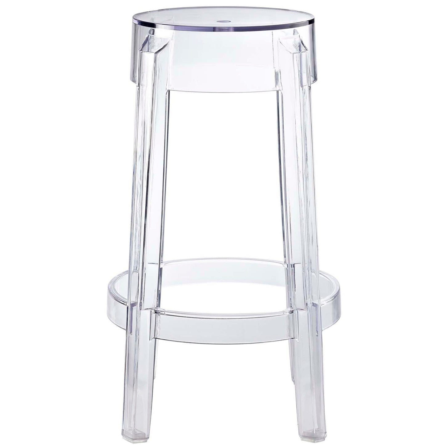 Casper Clear Counter and Bar Stool Set