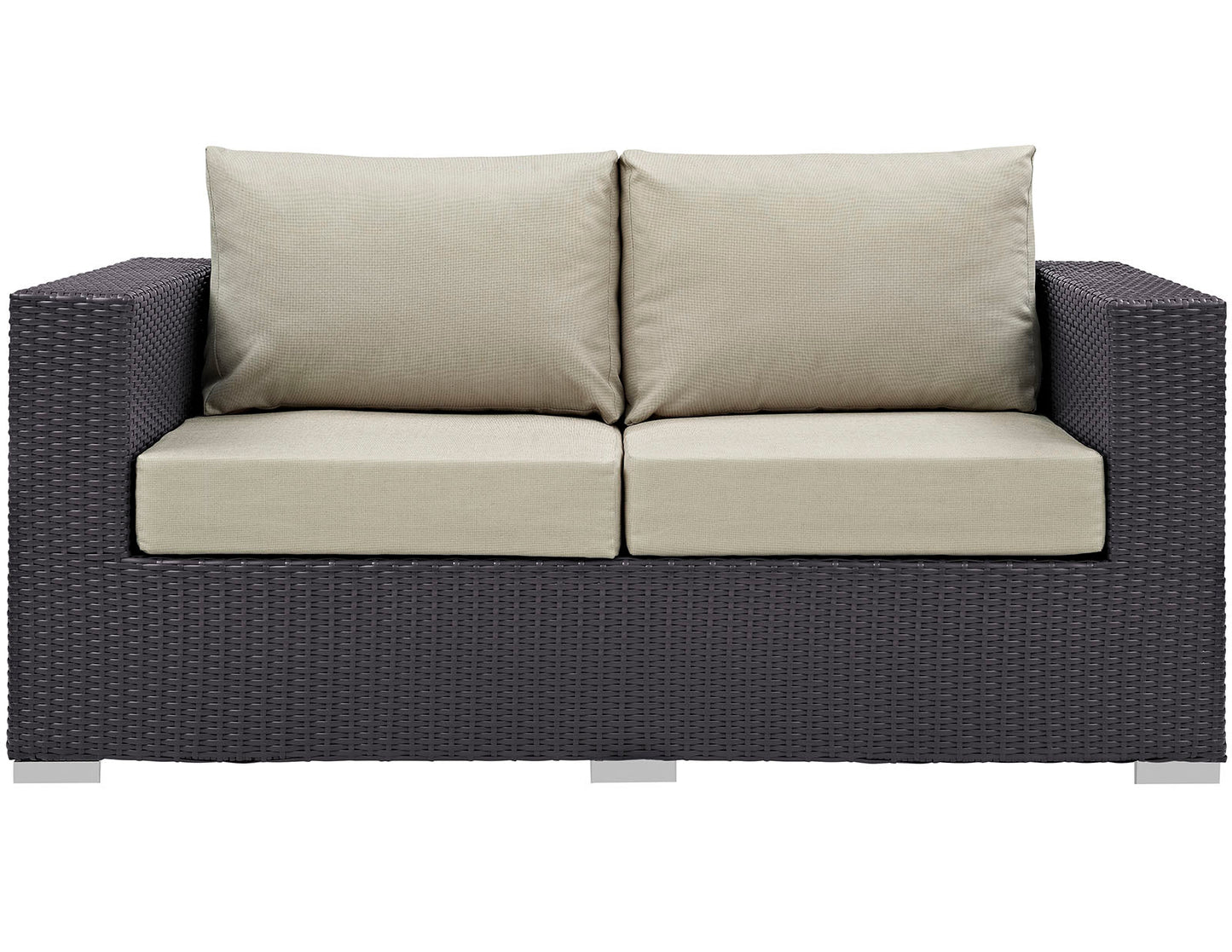Convene Outdoor Patio Loveseat Espresso