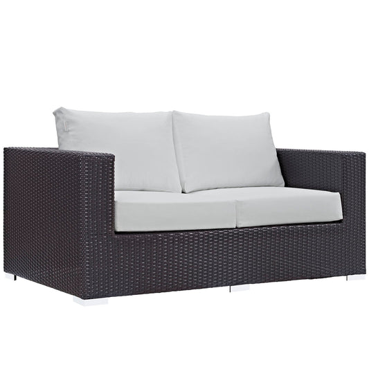 Convene Outdoor Patio Loveseat Espresso