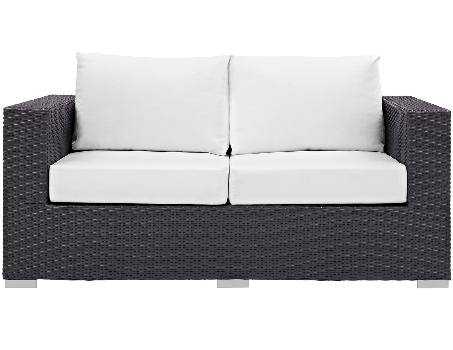 Convene Outdoor Patio Loveseat Espresso