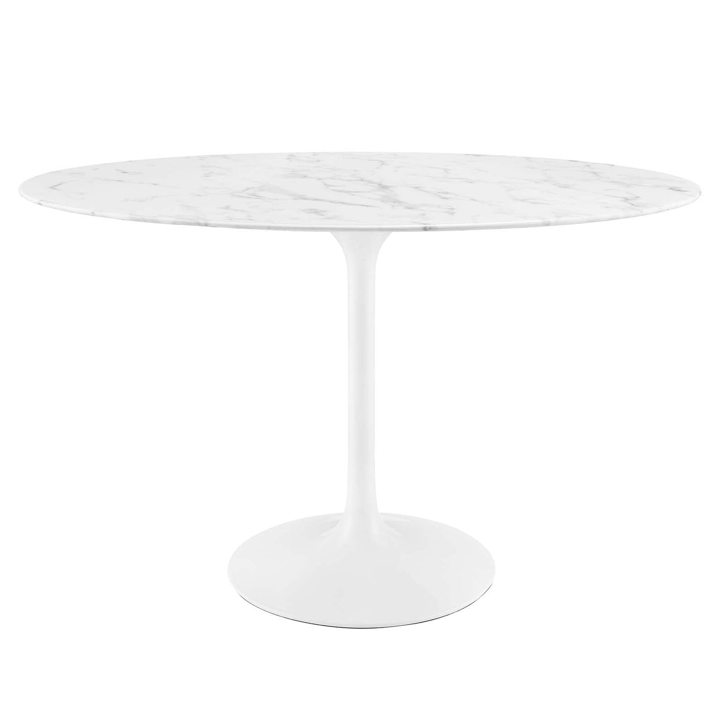 Lippa 48" Dining Table - Artificial Marble, Solid Wood & Metal Options by Modway